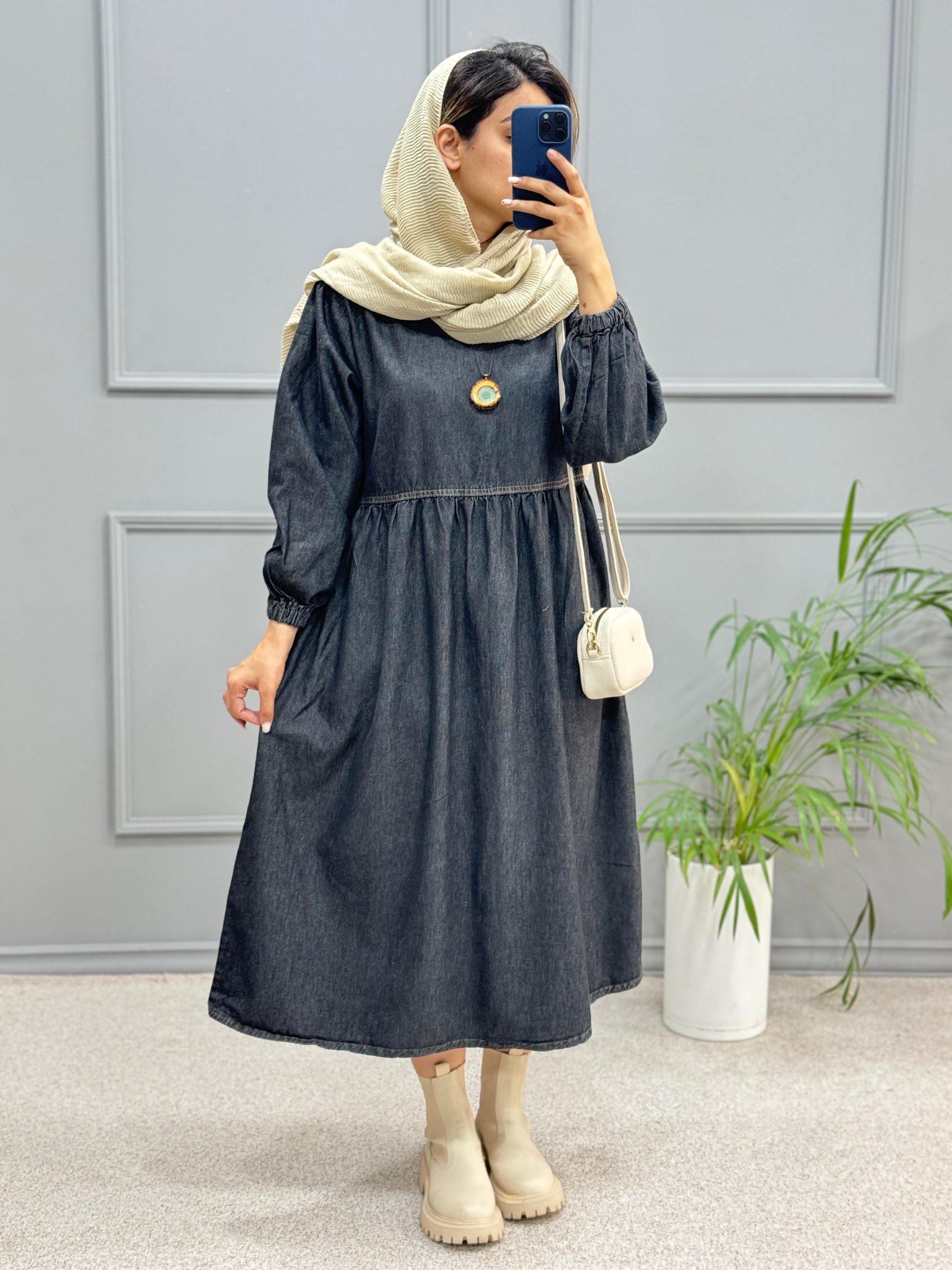 کفتان جین شقایق