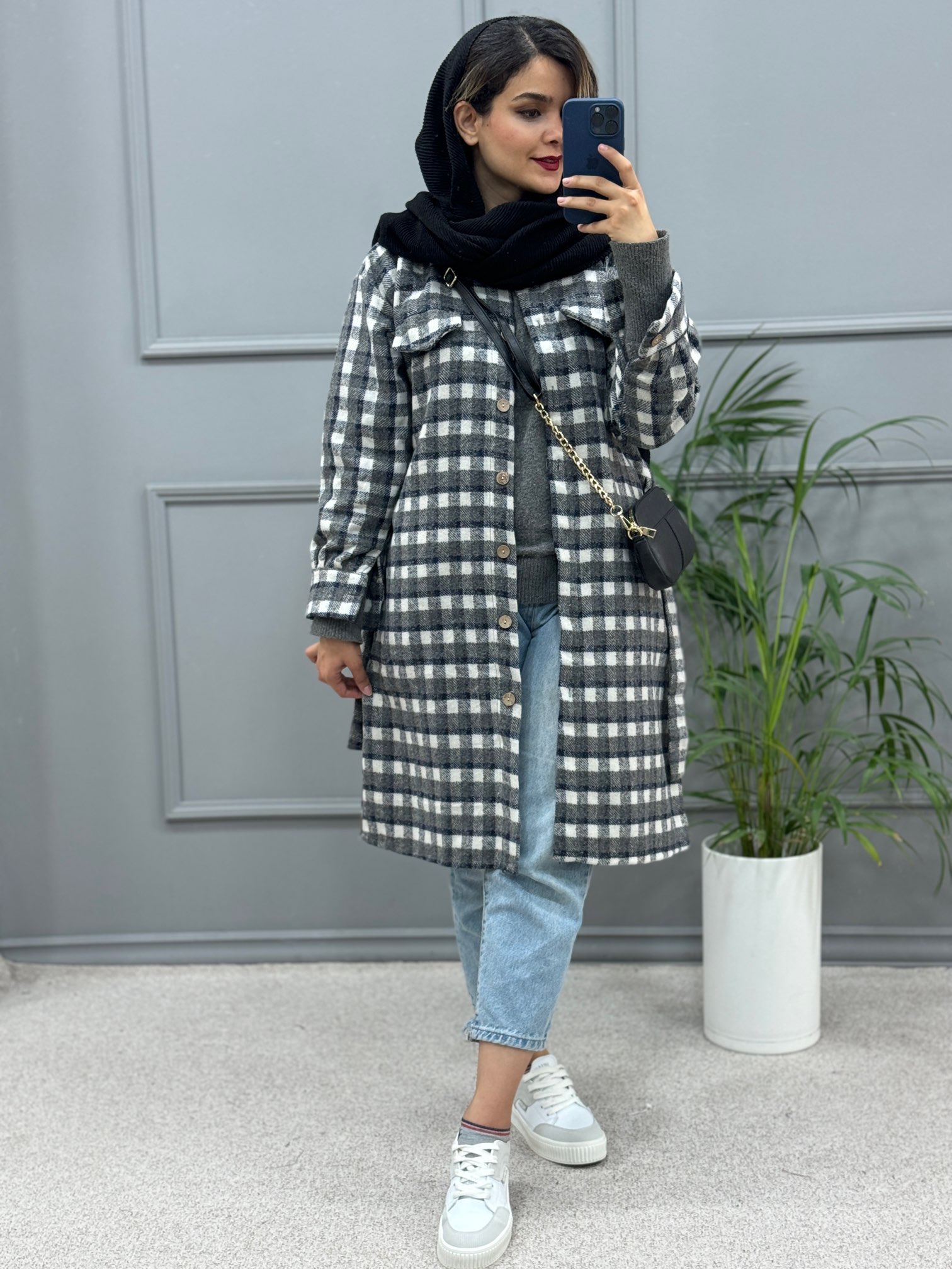 پالتو بلند پشمی