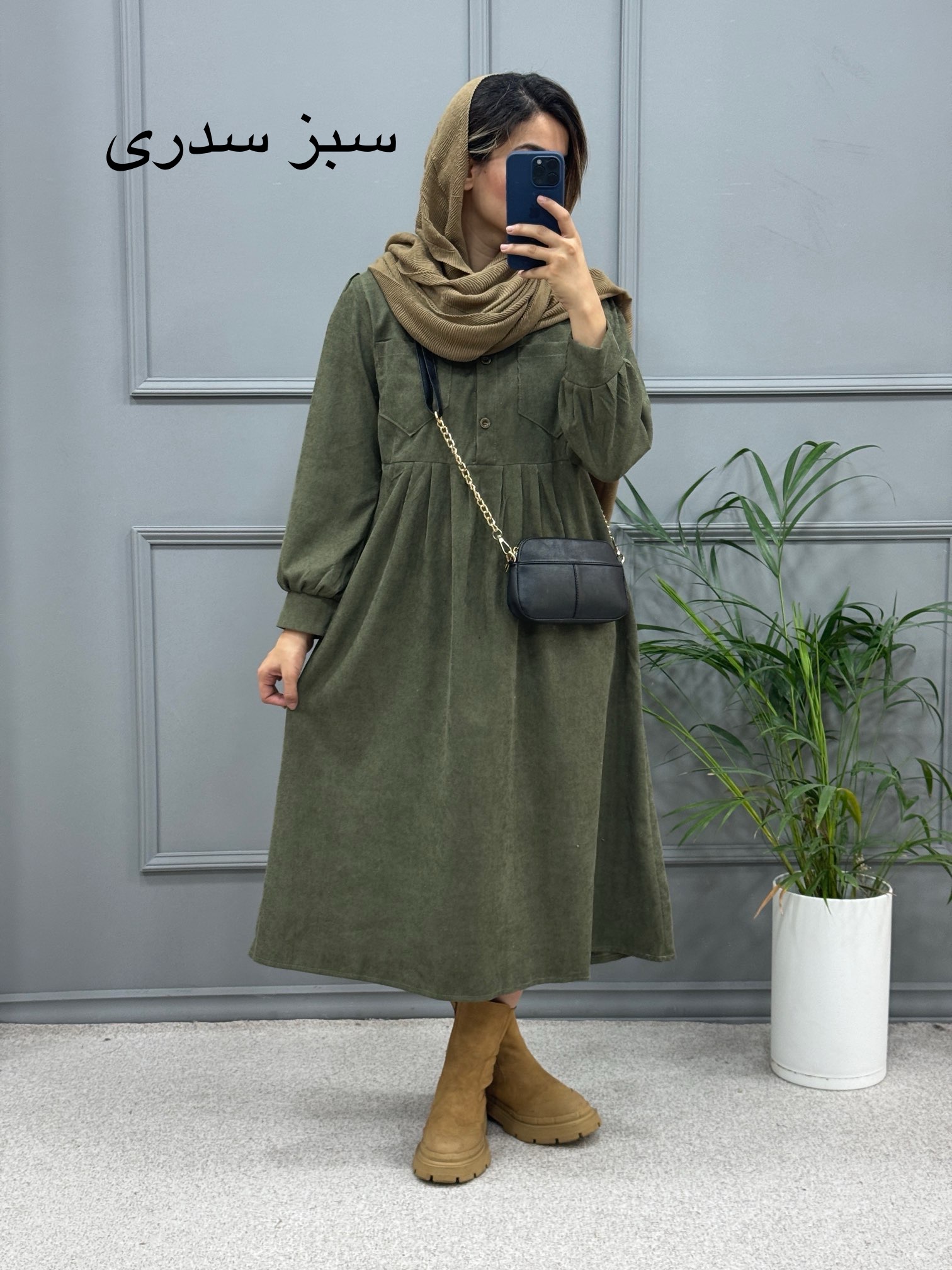 پیراهن مانتویی لیدیا 456