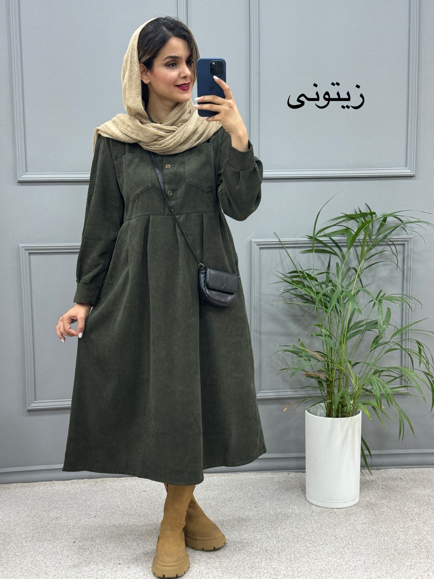 پیراهن مانتویی لیدیا 456