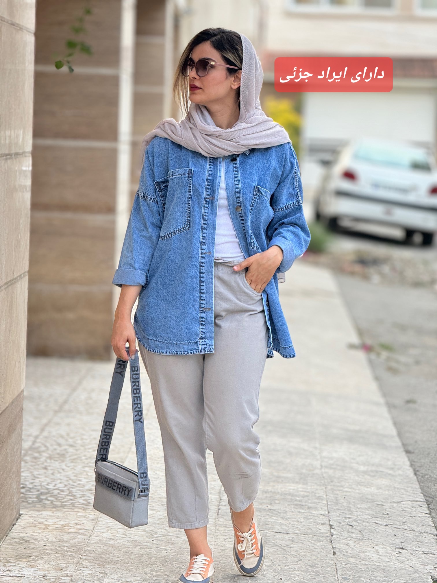 مانتو جین زارا ( دارای ایراد جزئی )