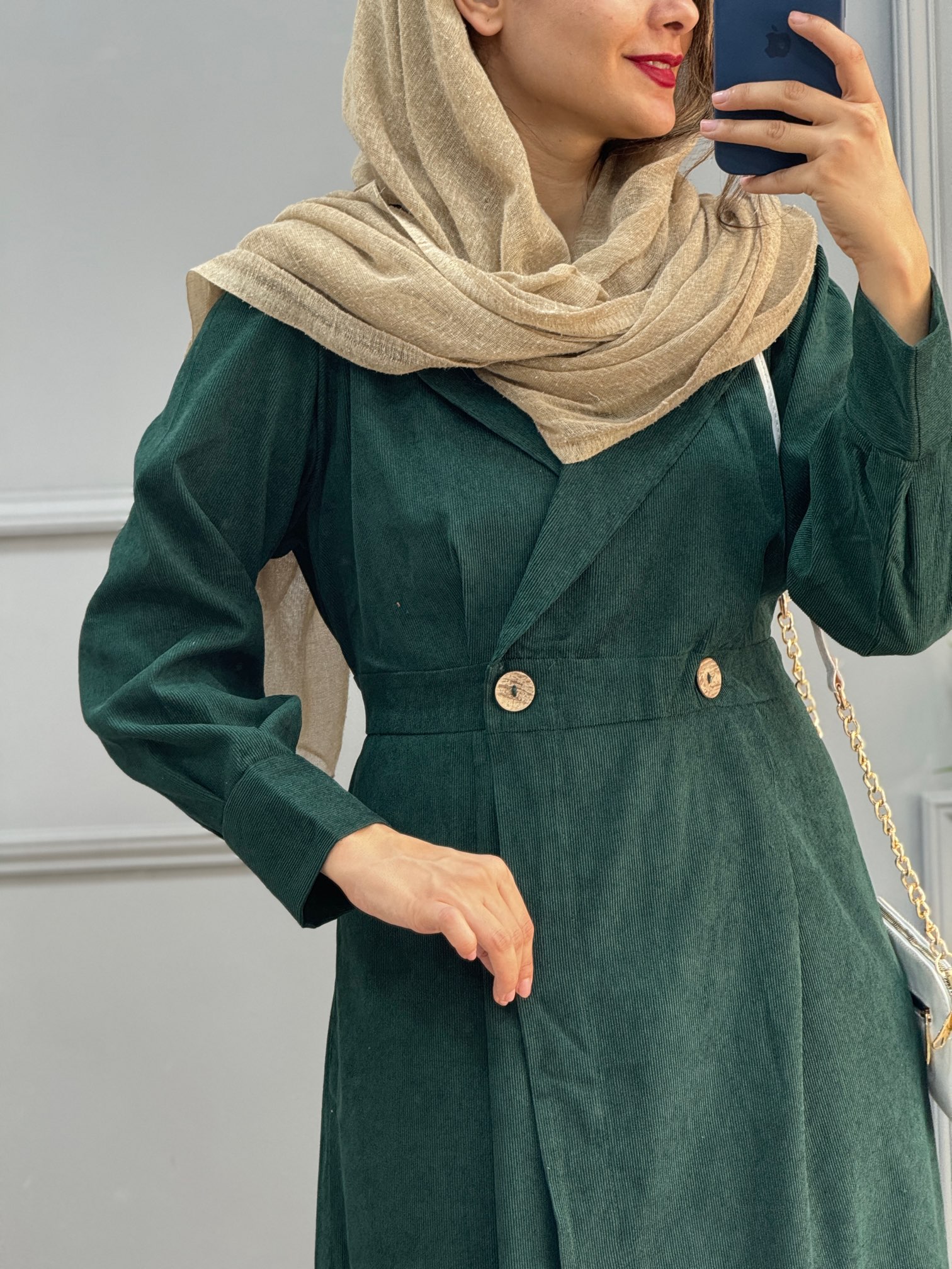 پیراهن مانتویی شکیبا