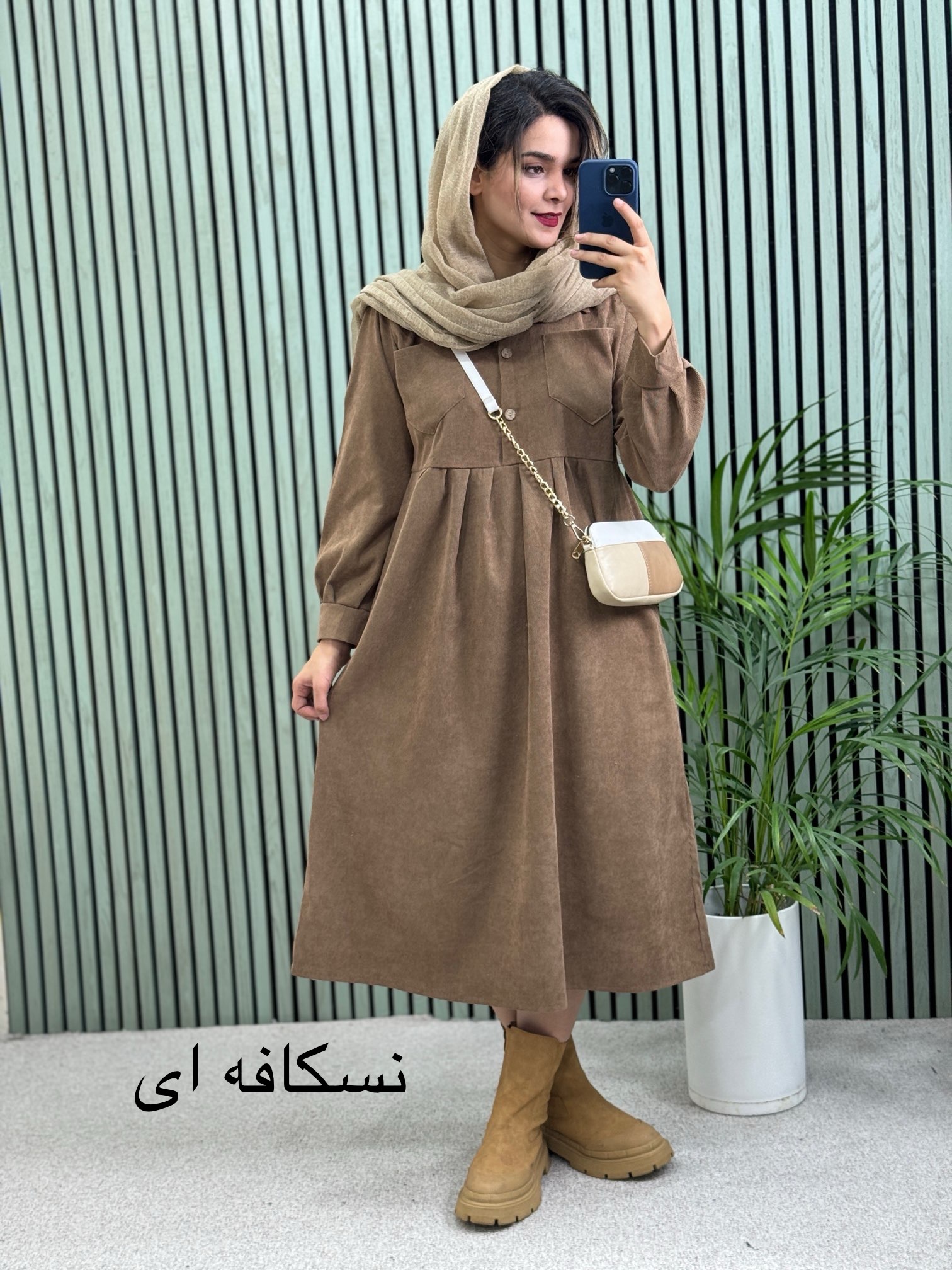 پیراهن مانتویی لیدیا 456