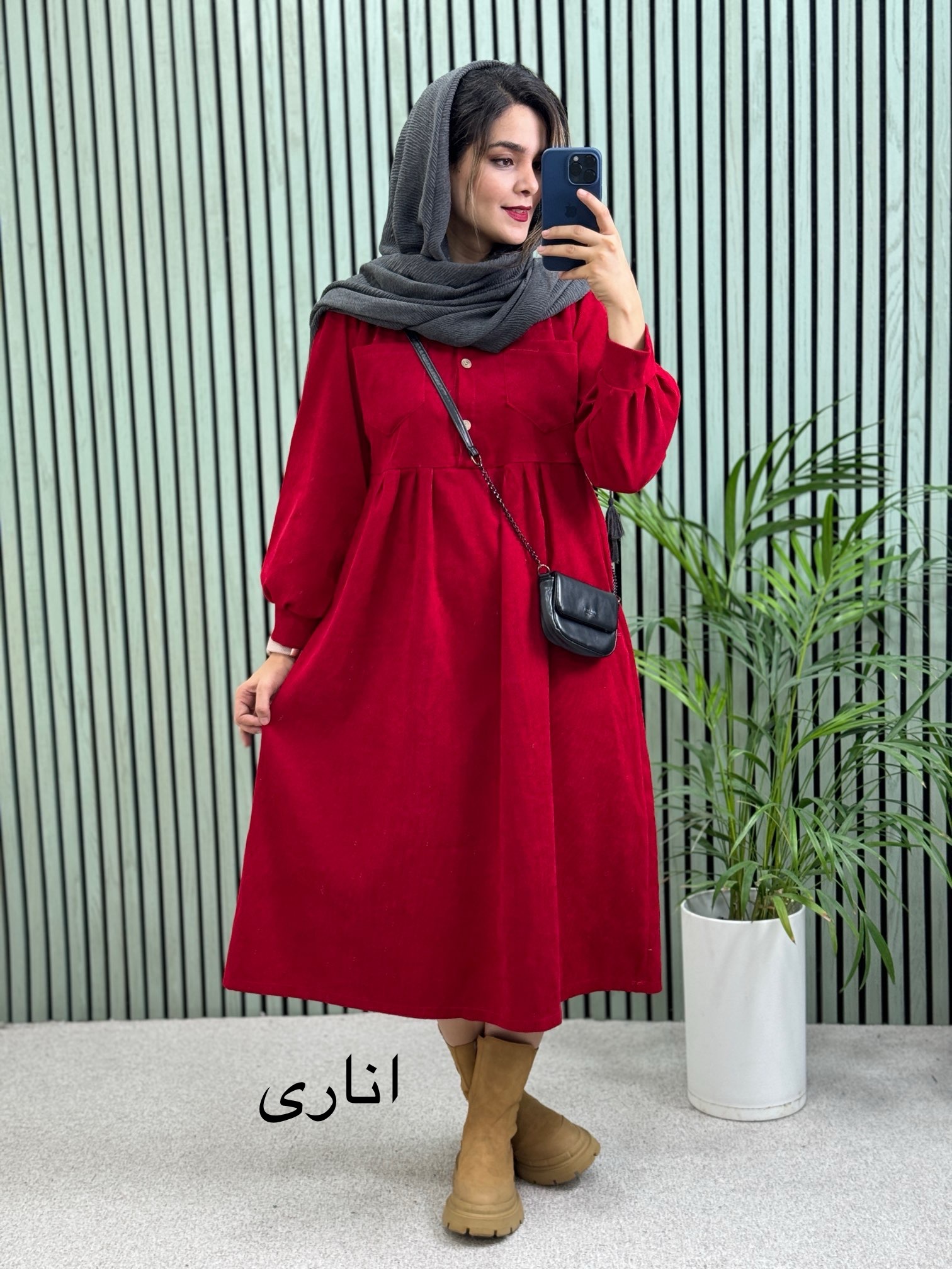 پیراهن مانتویی لیدیا 456