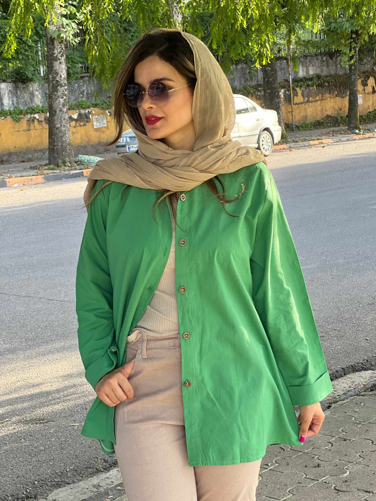 مانتو زنانه سایه ( دارای ایراد جزئی )