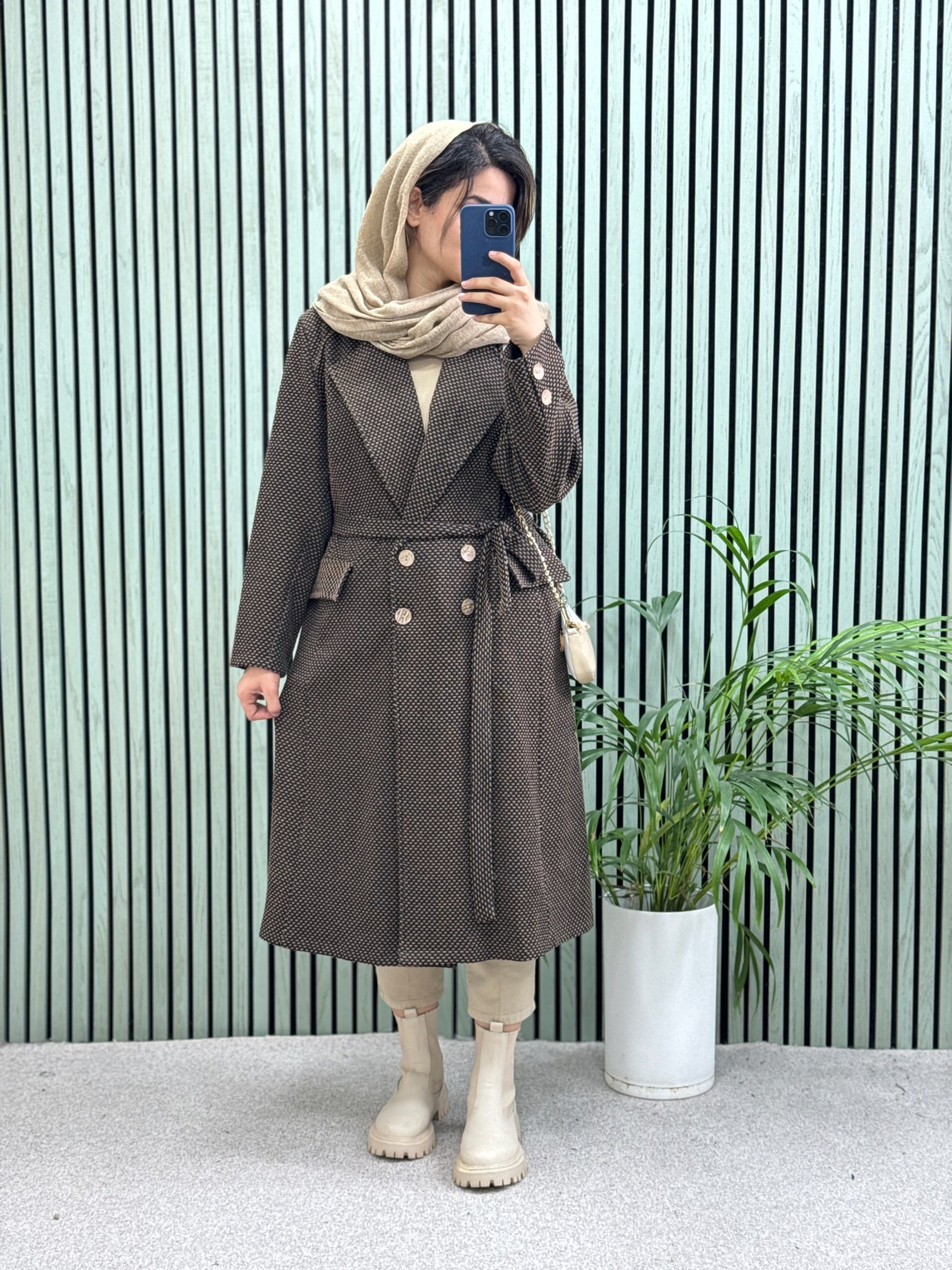 پالتو چهاردکمه آنی