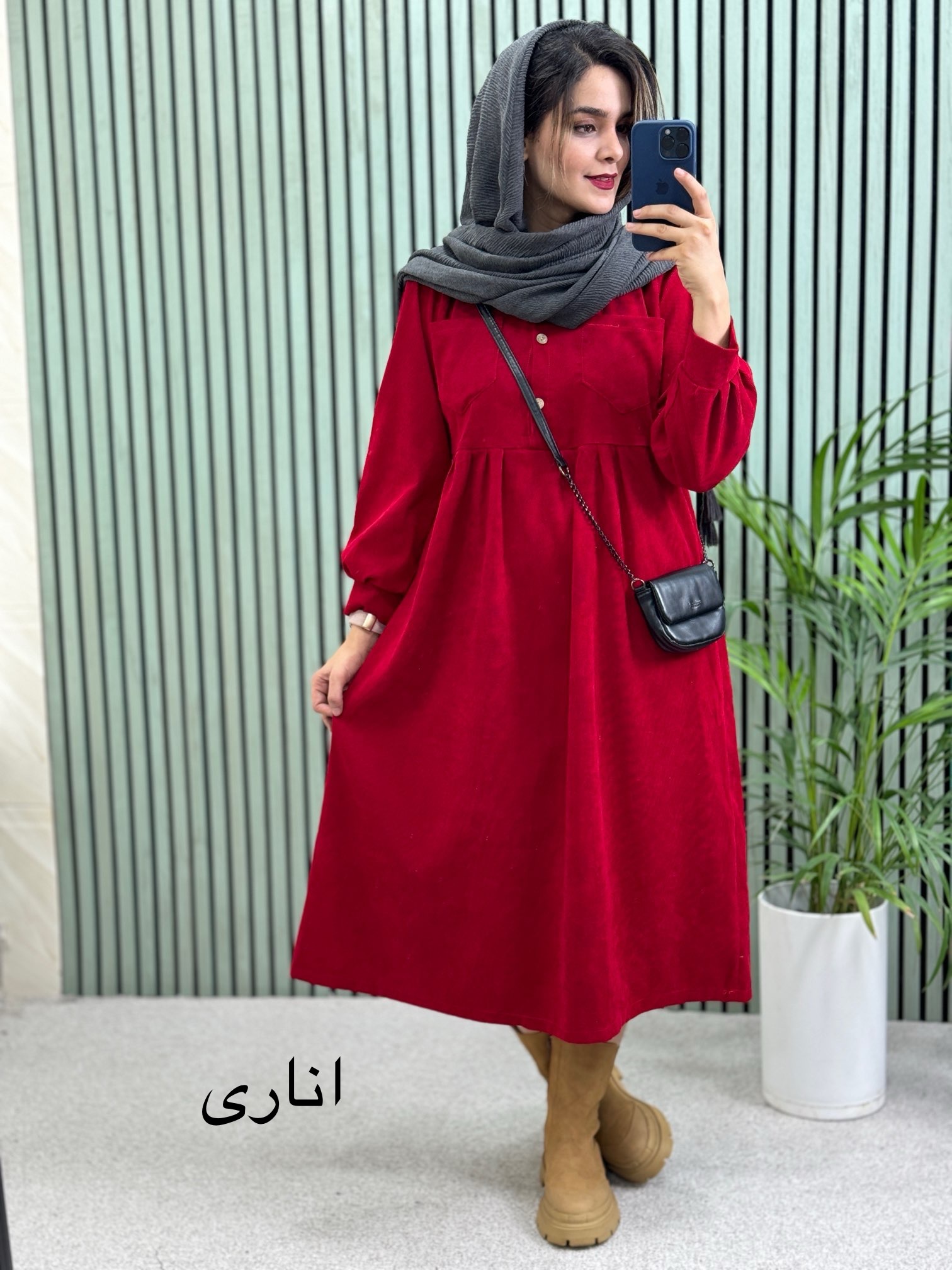 پیراهن مانتویی لیدیا