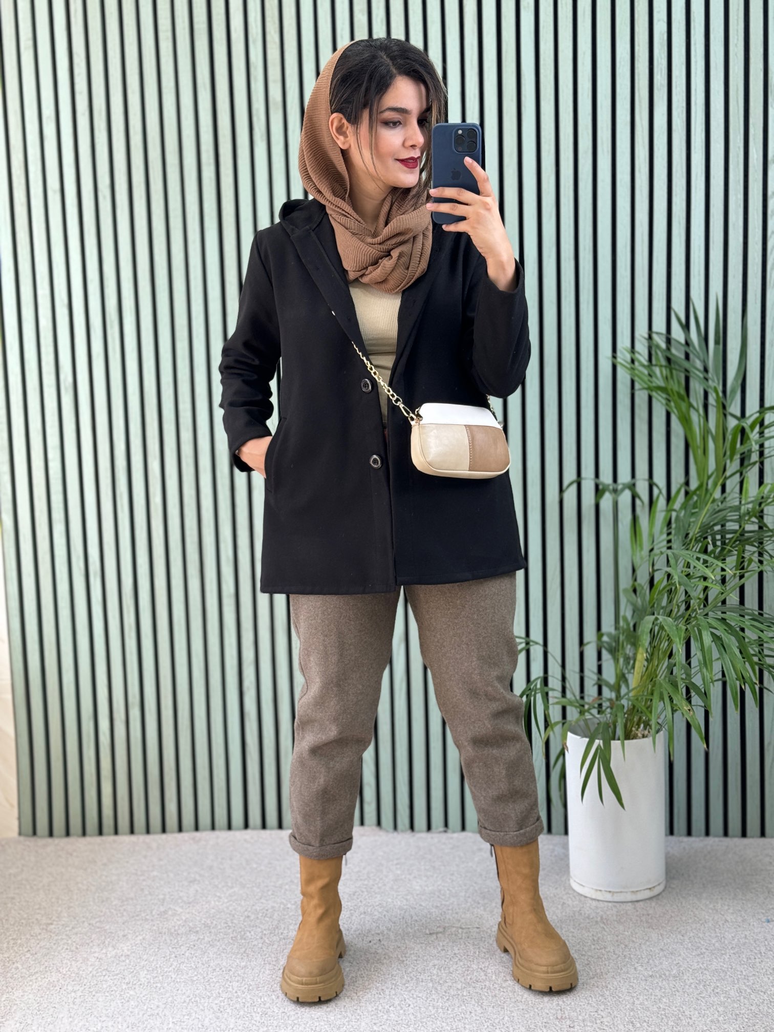 پالتو فوتر کلاهدار