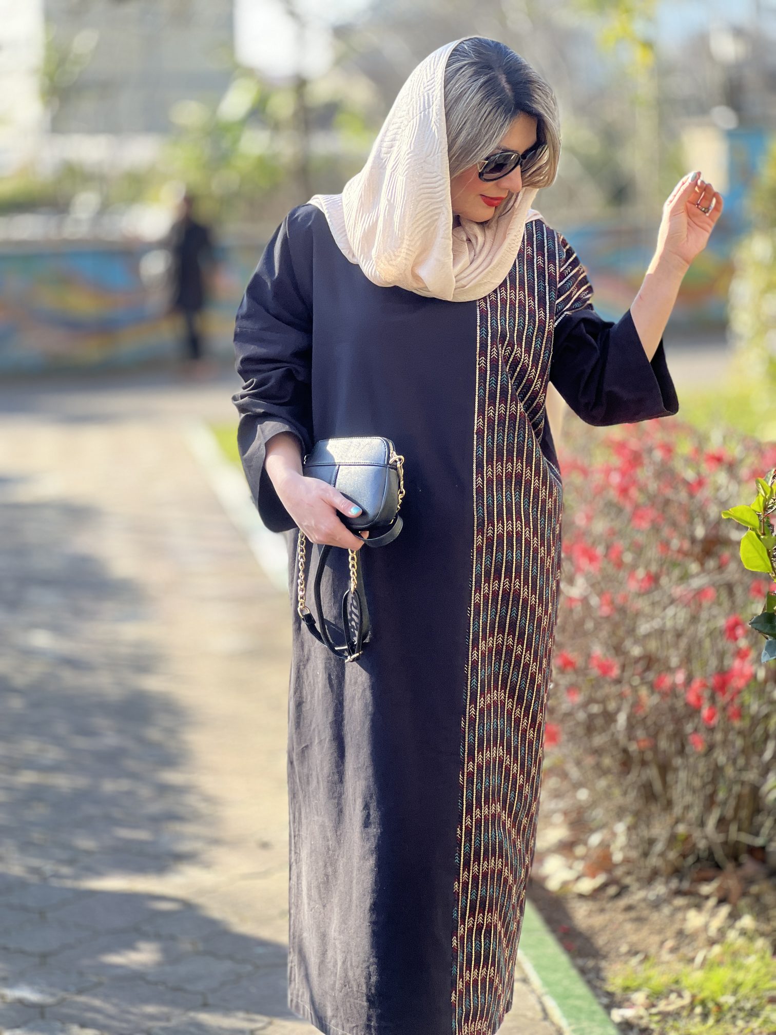 کفتان مشکی طرحدار