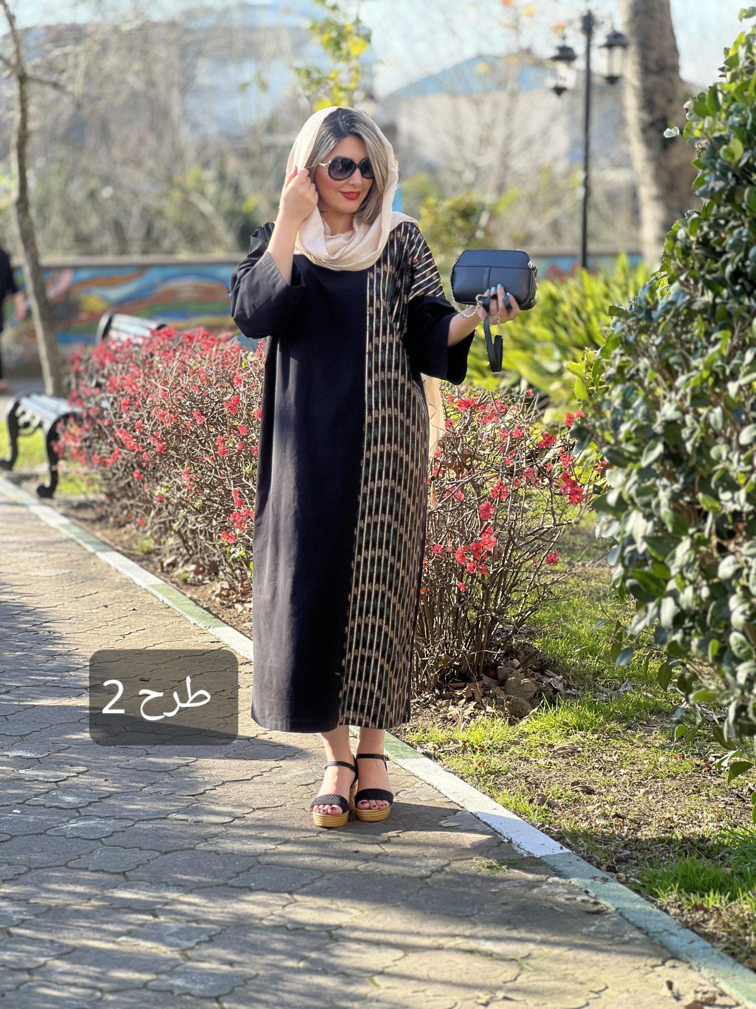 کفتان مشکی طرحدار