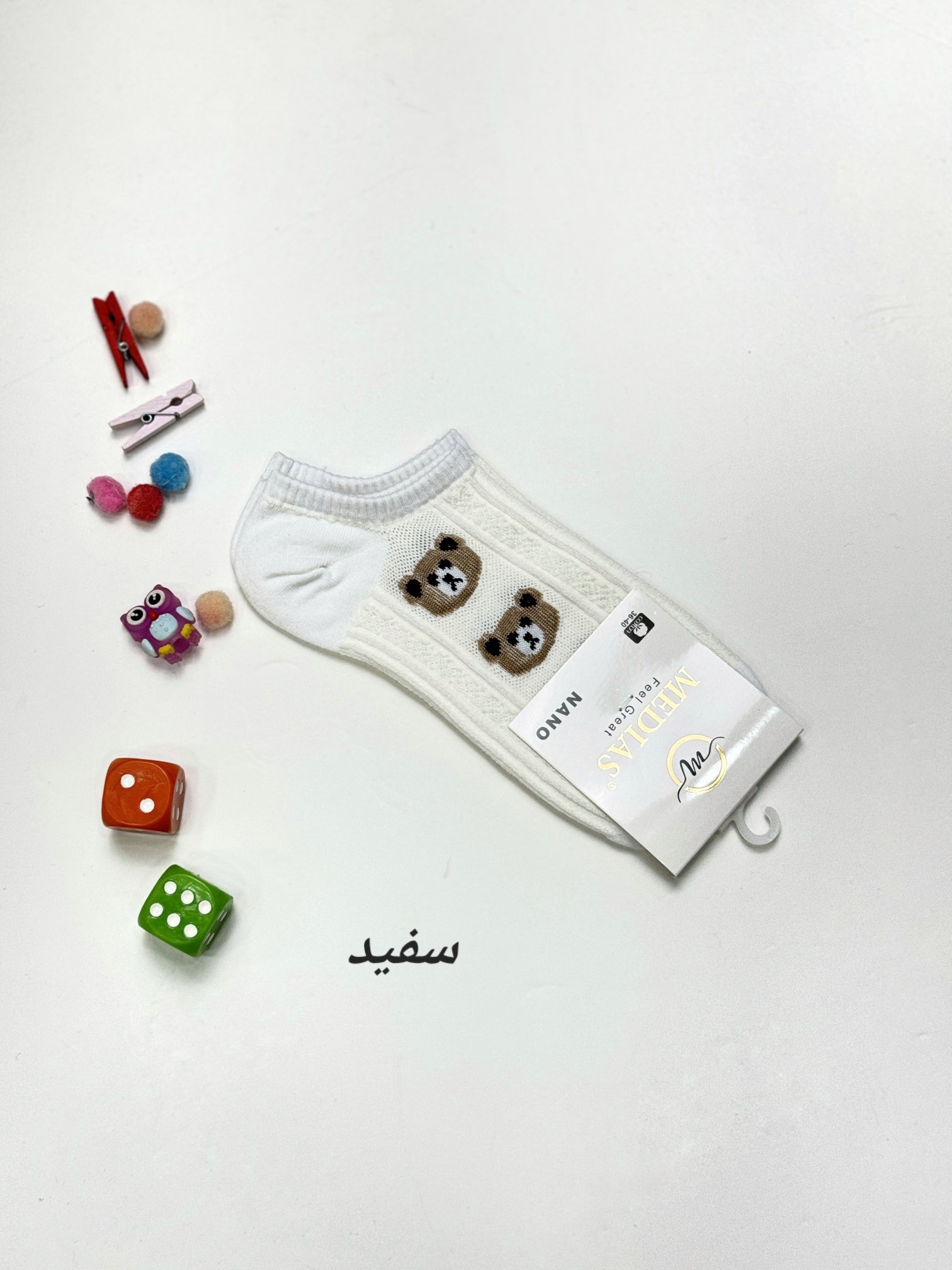 جوراب زنانه خرسی