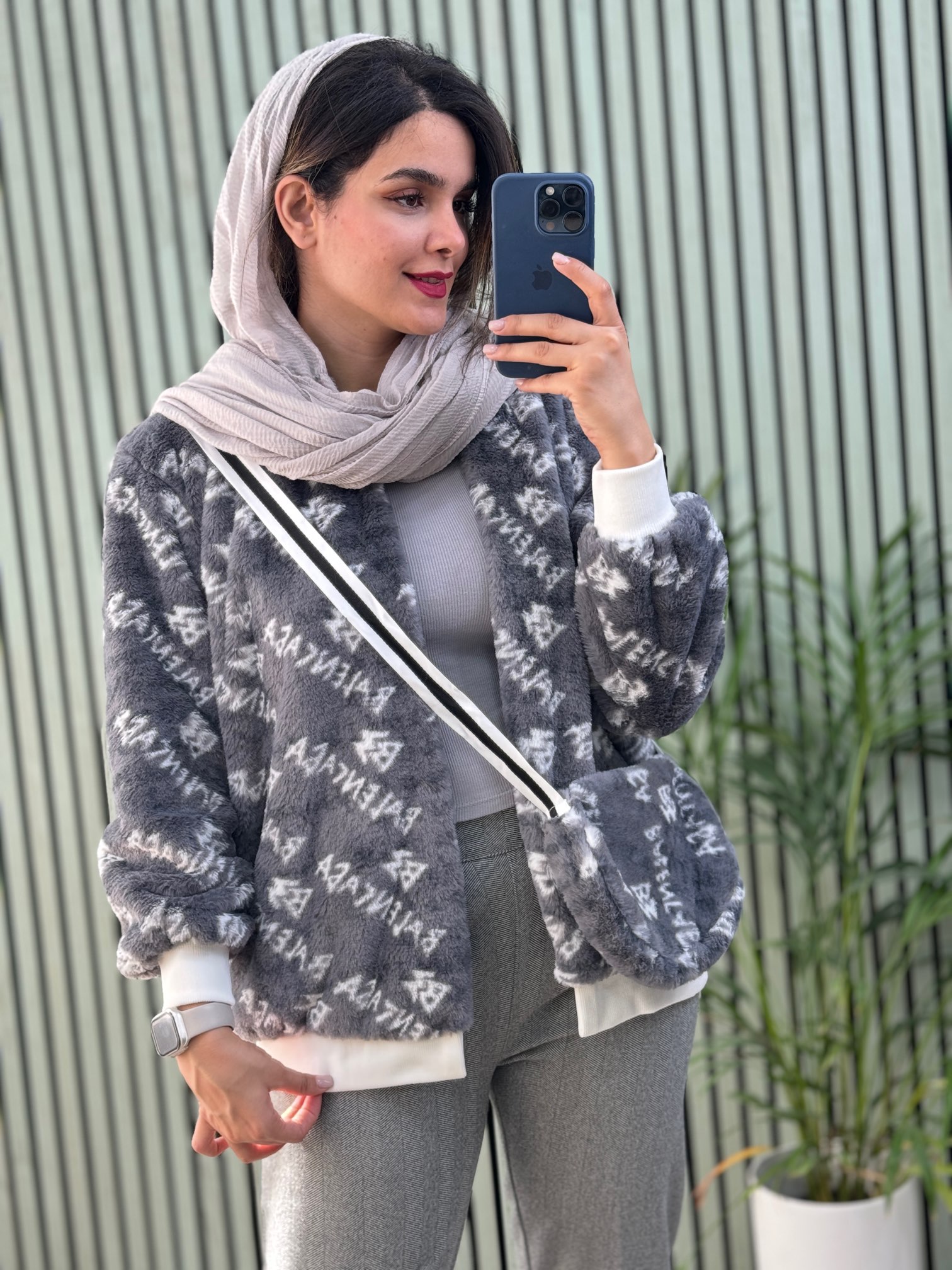 پالتو تدی آستردار + کیف