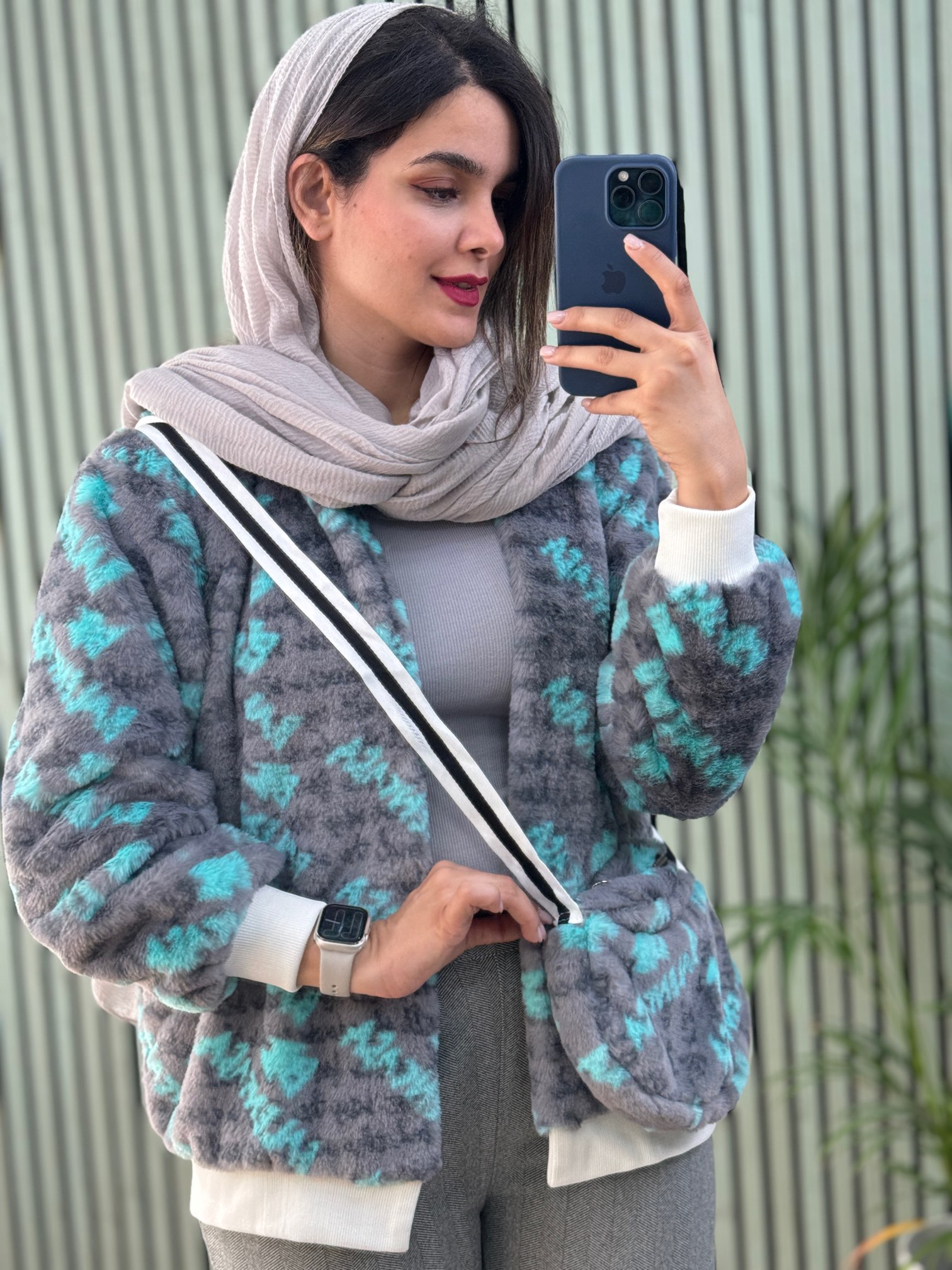پالتو تدی آستردار + کیف