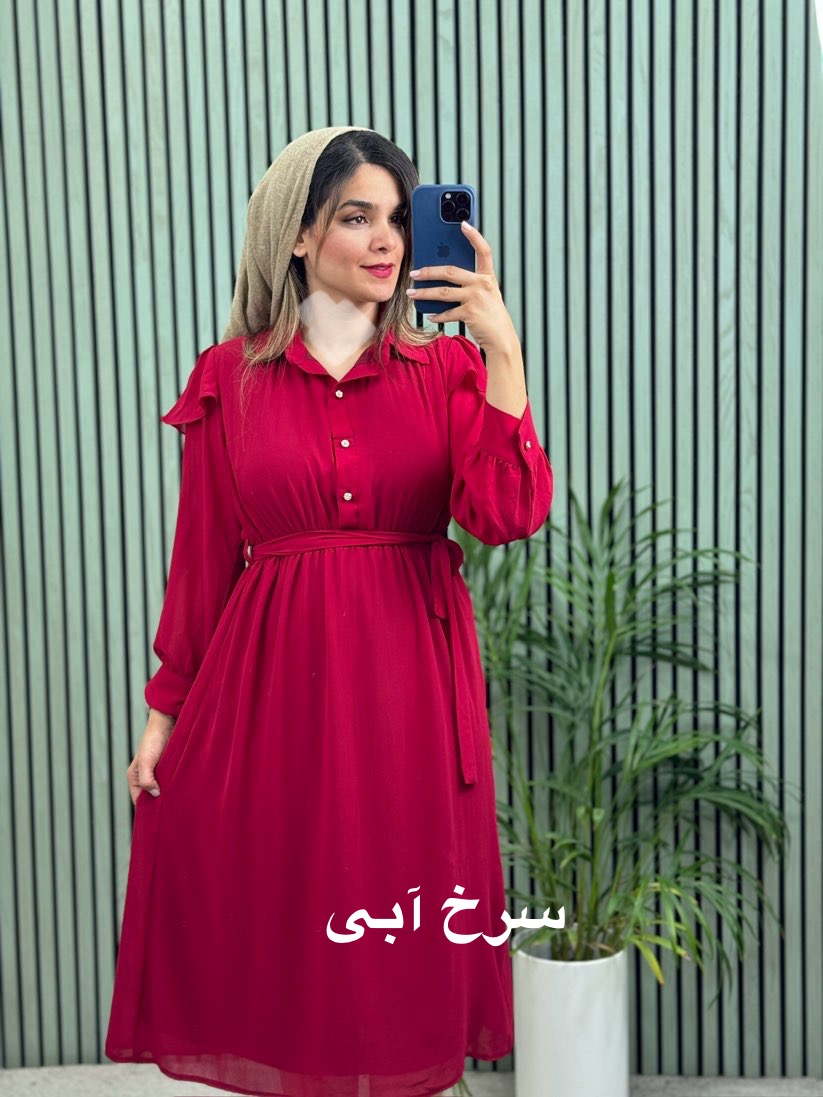 پیراهن حریر چکاوک