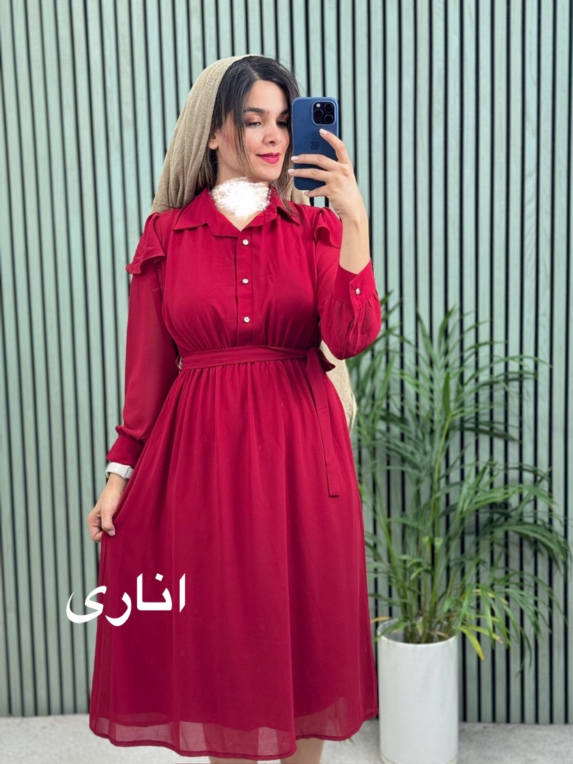 پیراهن حریر چکاوک