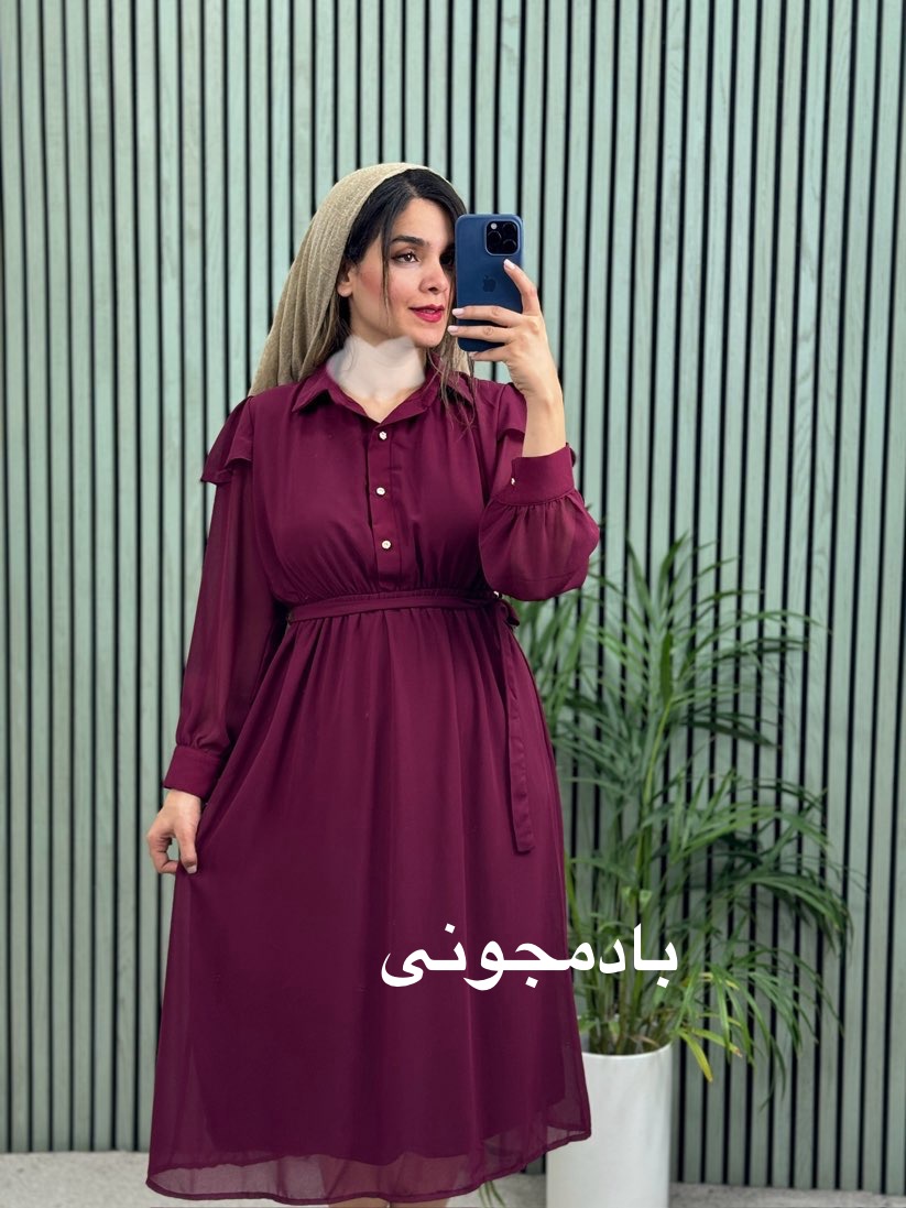 پیراهن حریر چکاوک