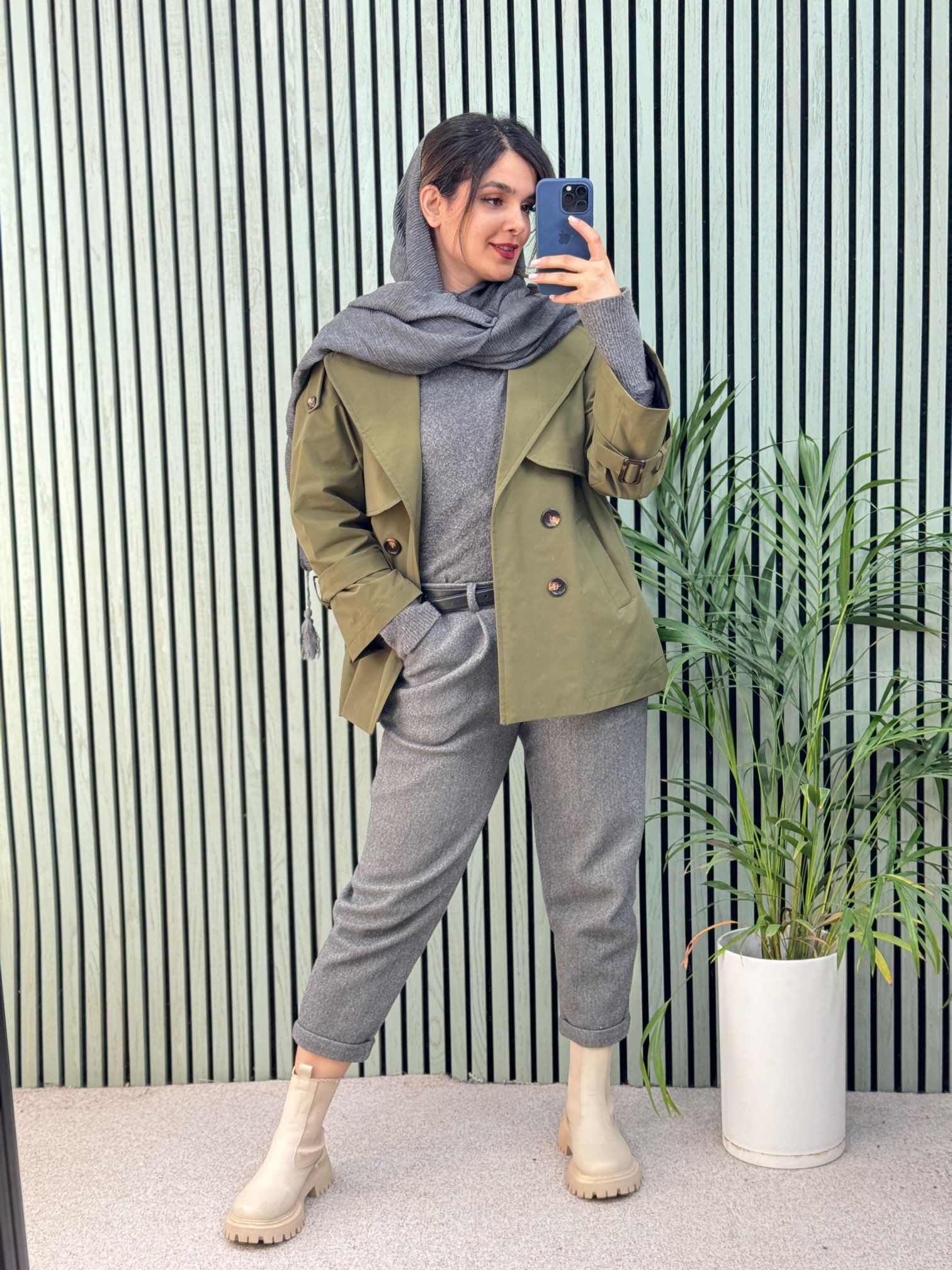 بارونی آستردار نازلی پلاس