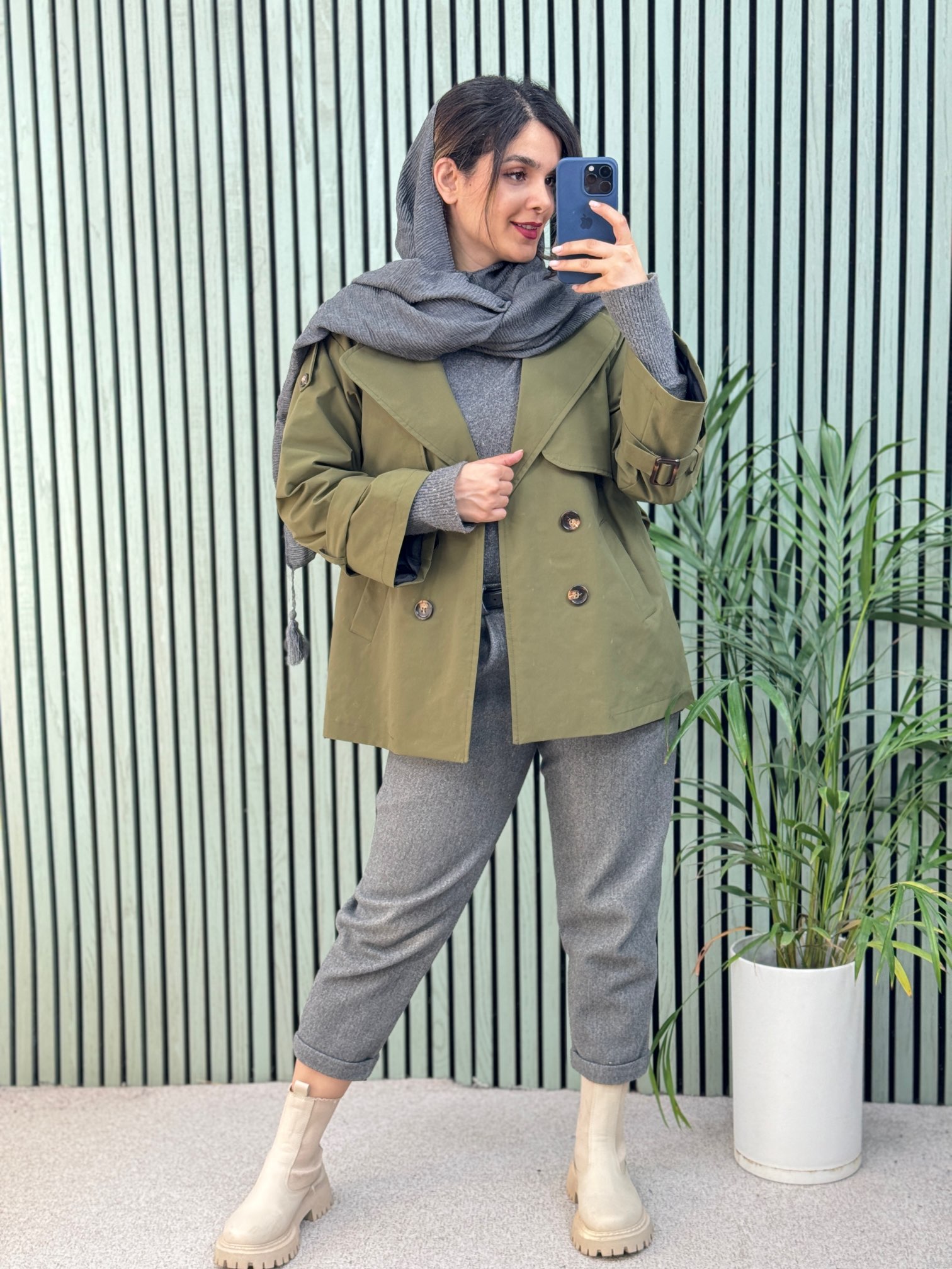 بارونی آستردار نازلی پلاس