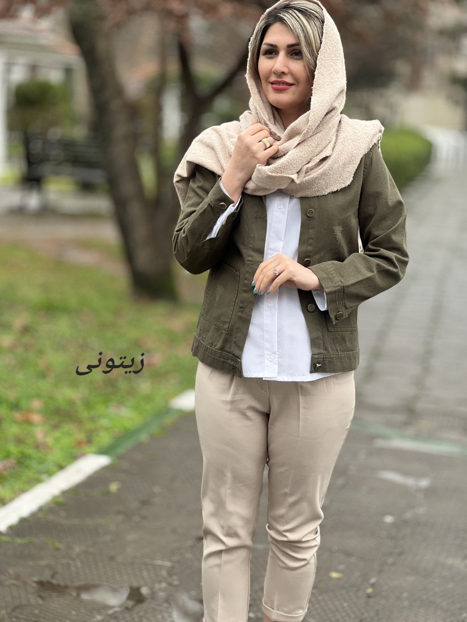 مانتو کتان سلن (R)