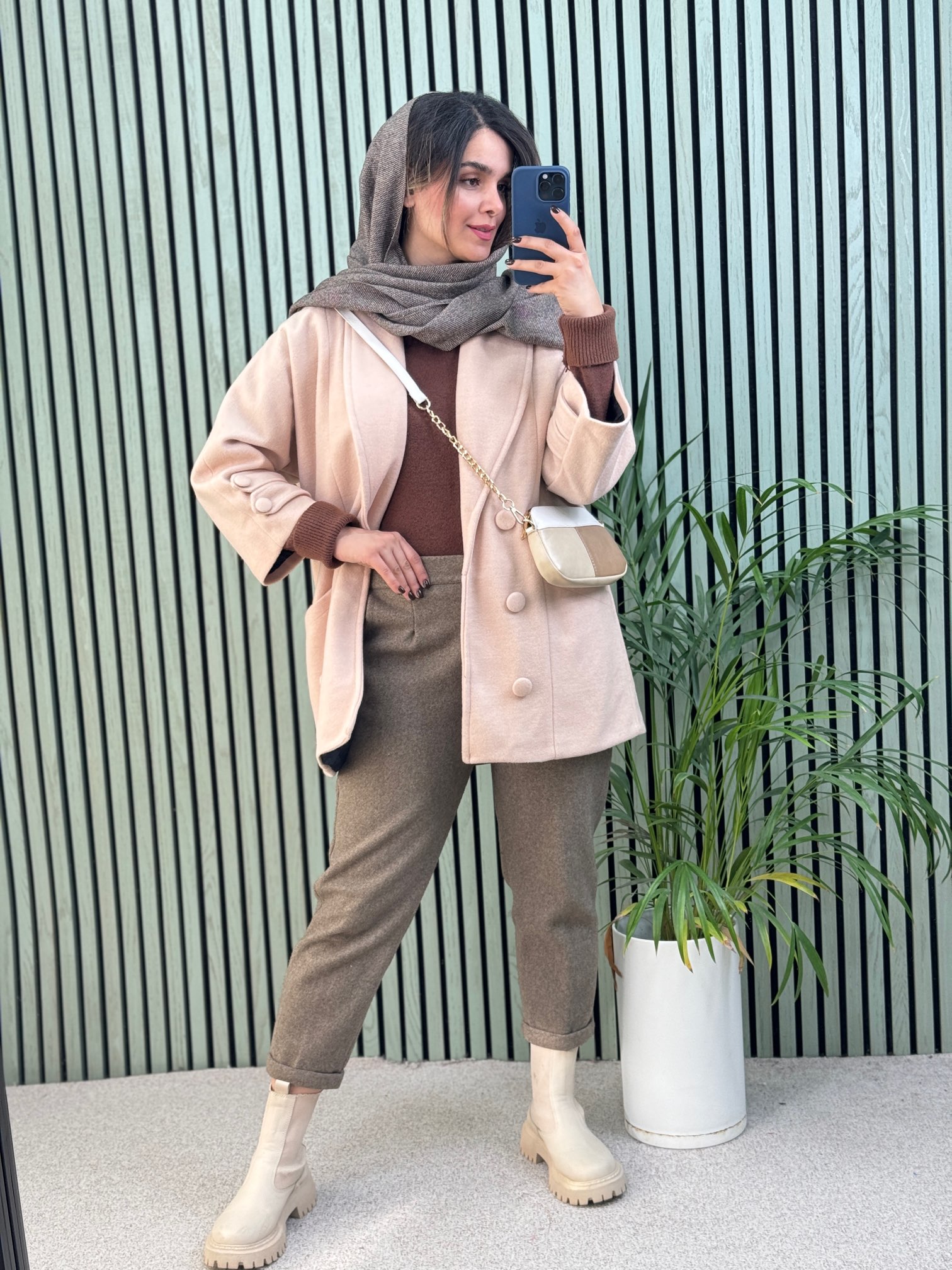 پالتو فوتر آستردار لبخند