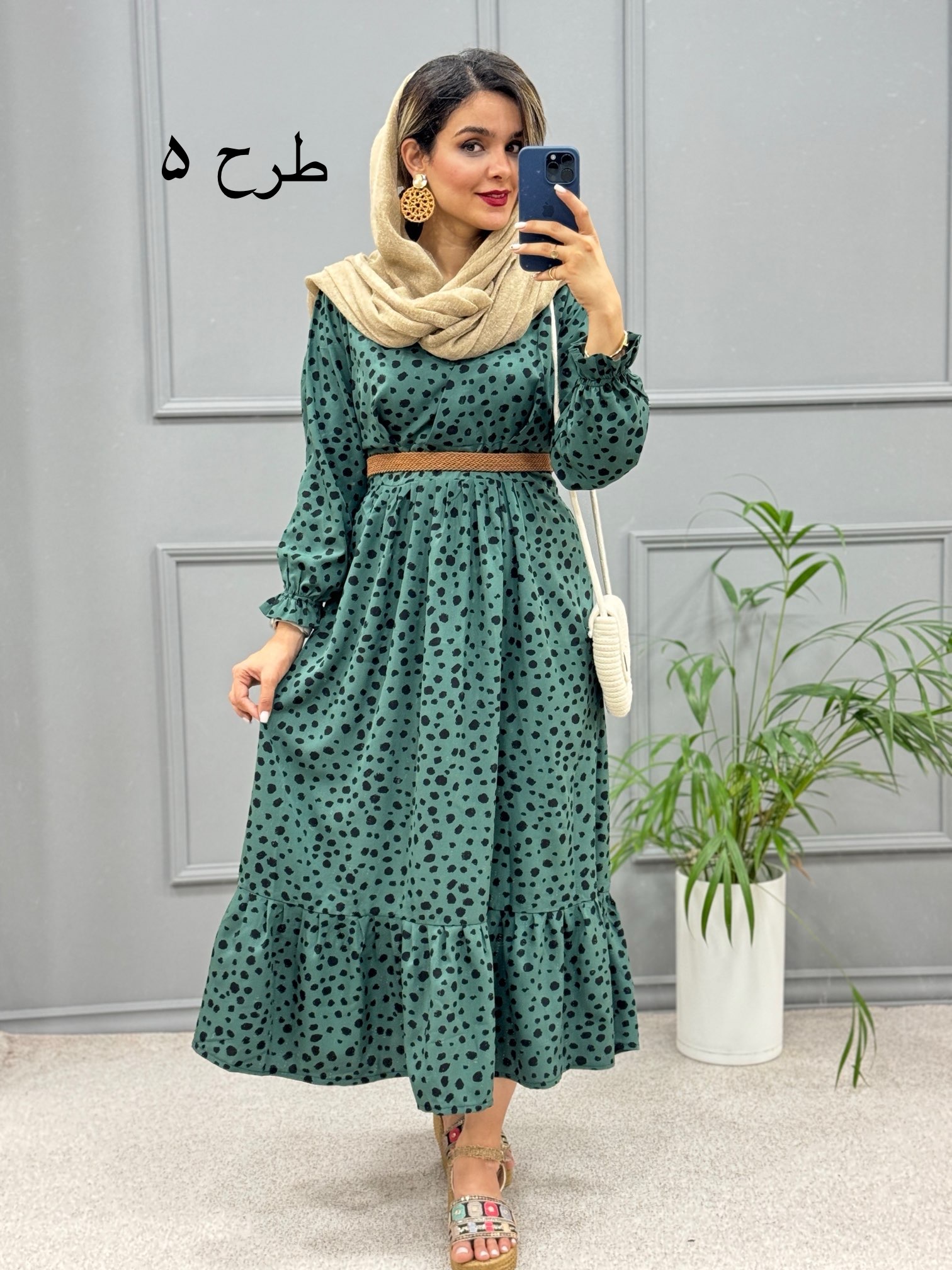پیراهن مانتویی طناز