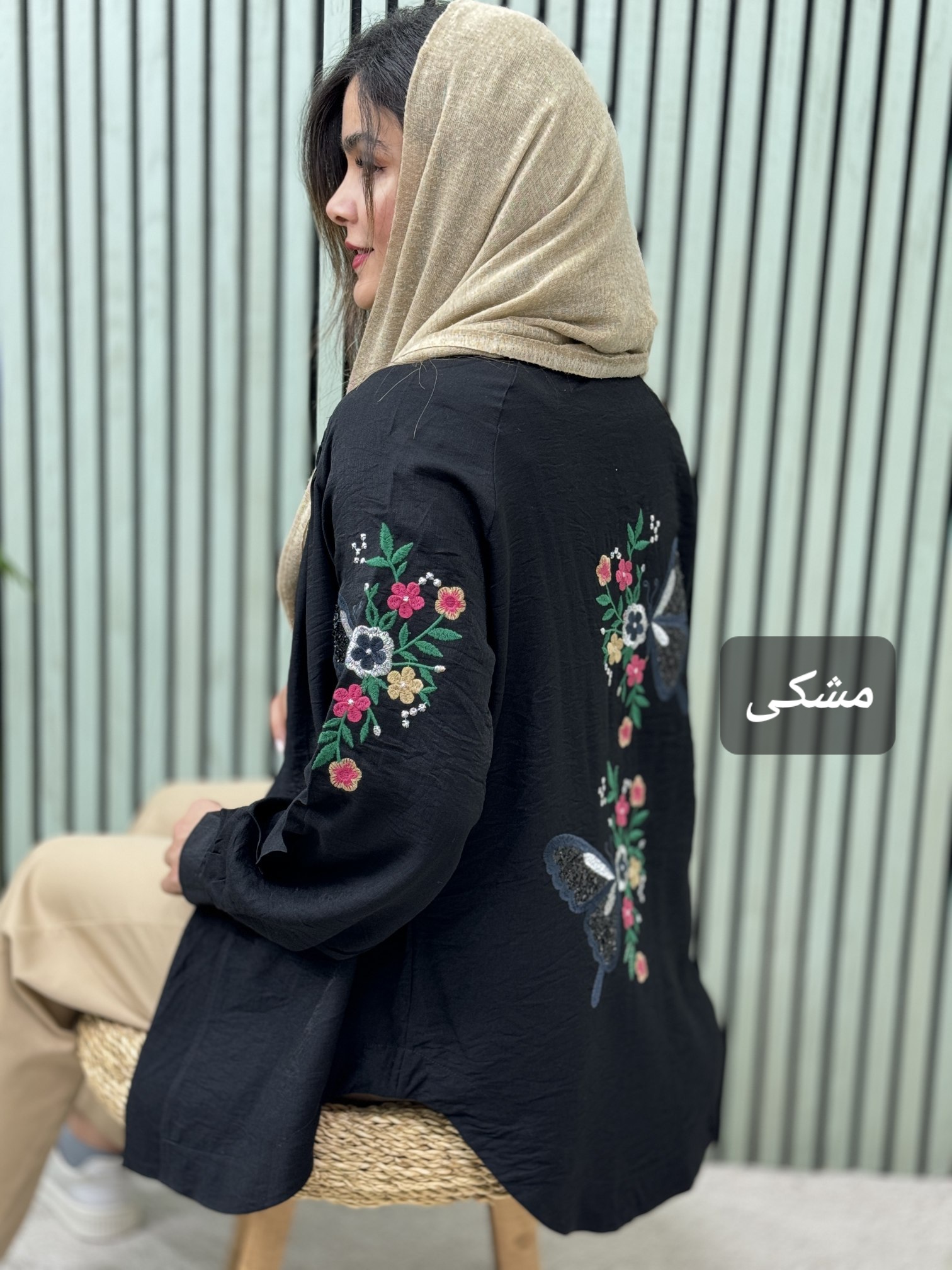 شومیز گلدوزی پروانه