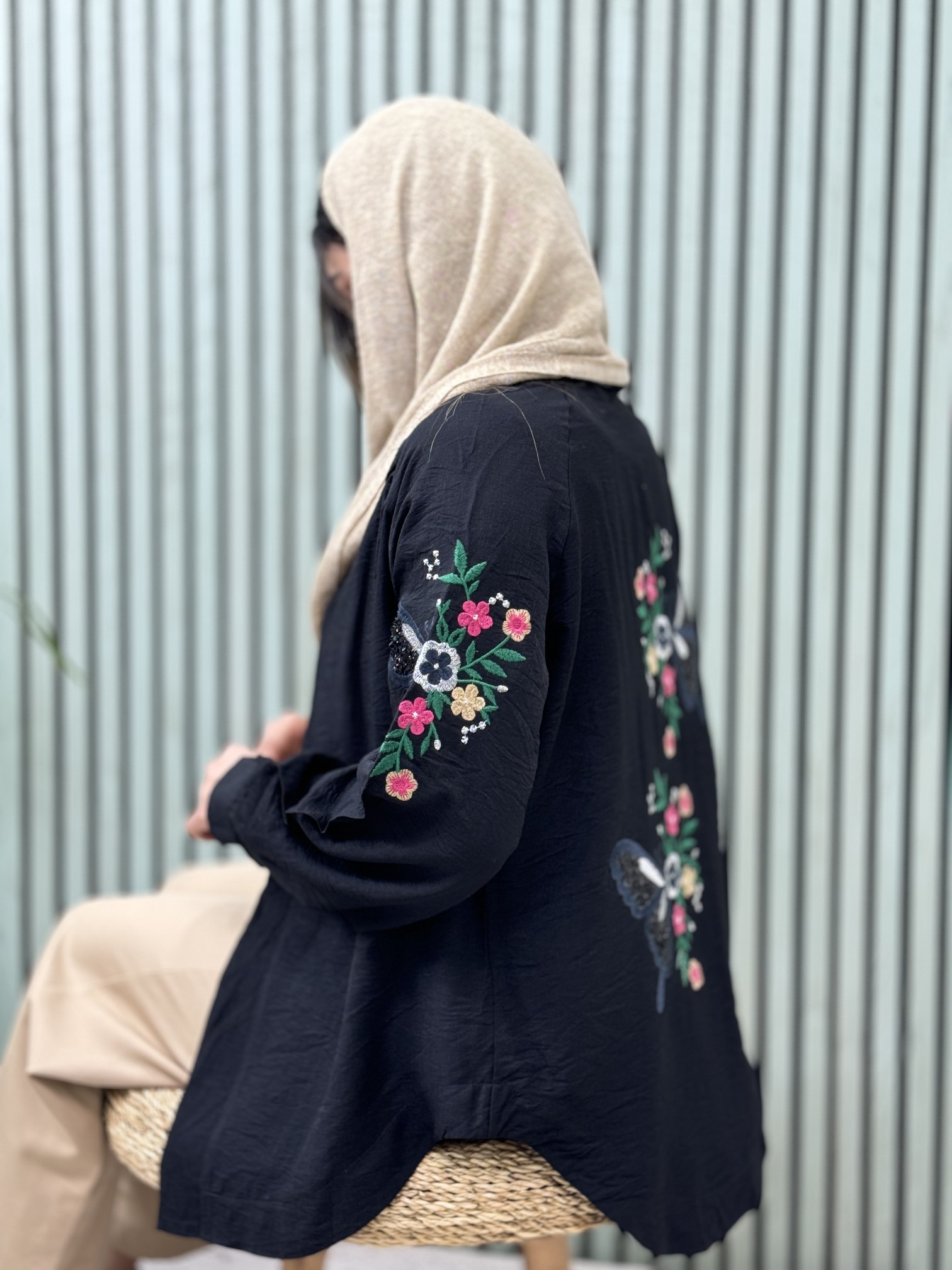 شومیز گلدوزی پروانه