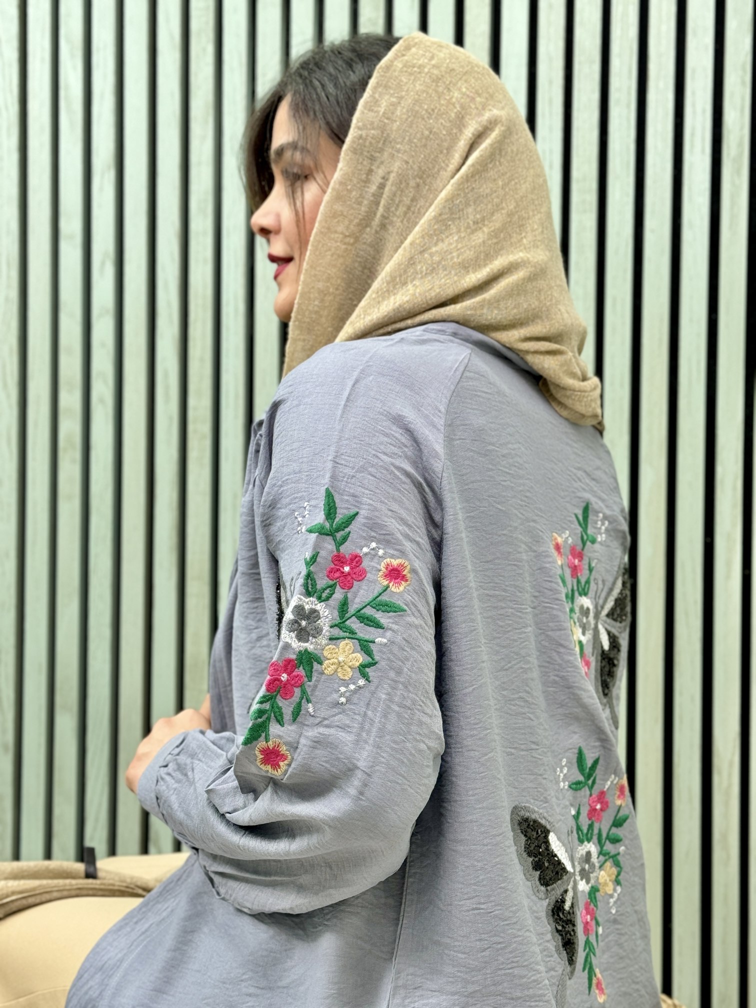 شومیز گلدوزی پروانه