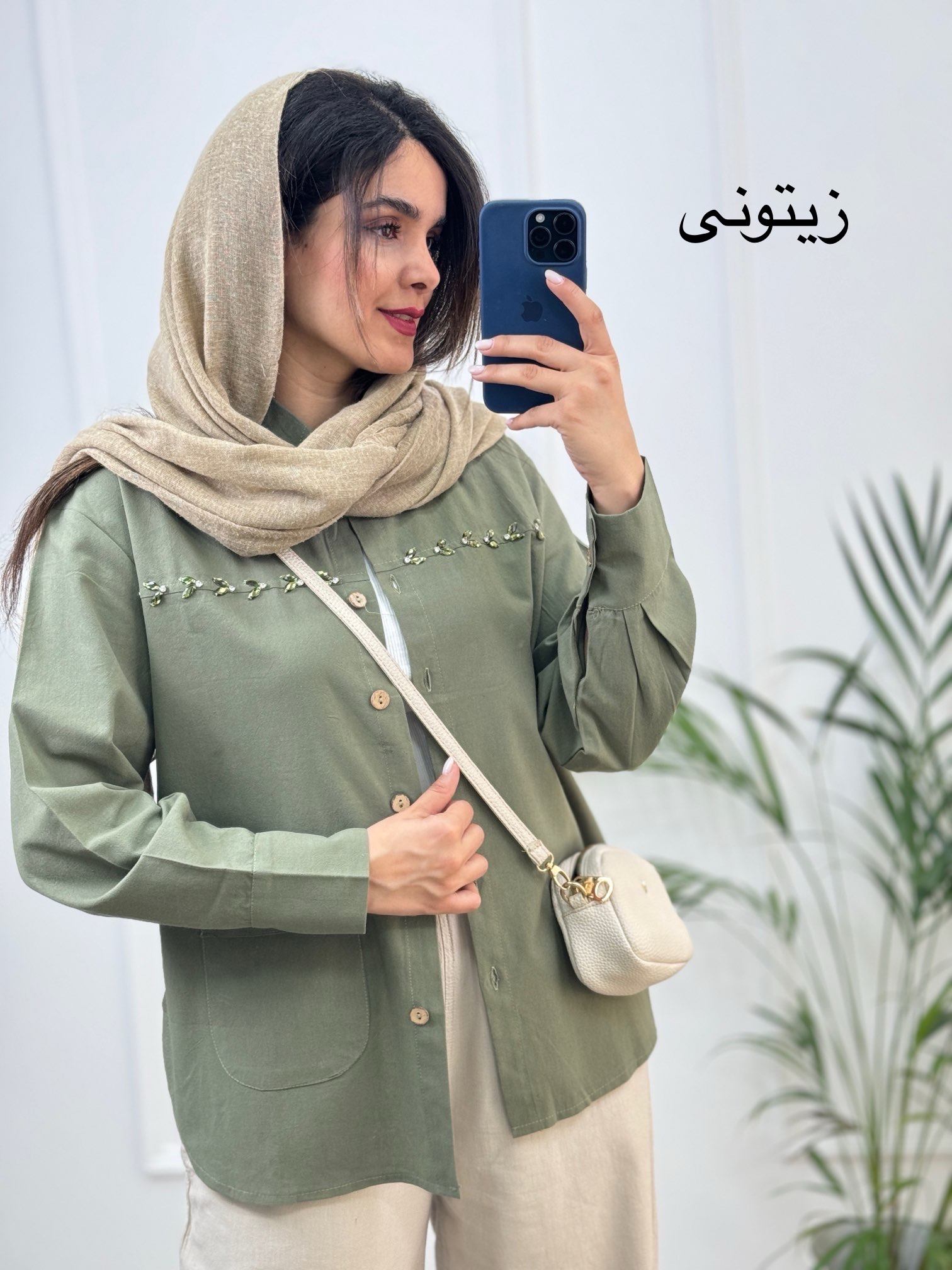 شومیز مانتویی شیدا