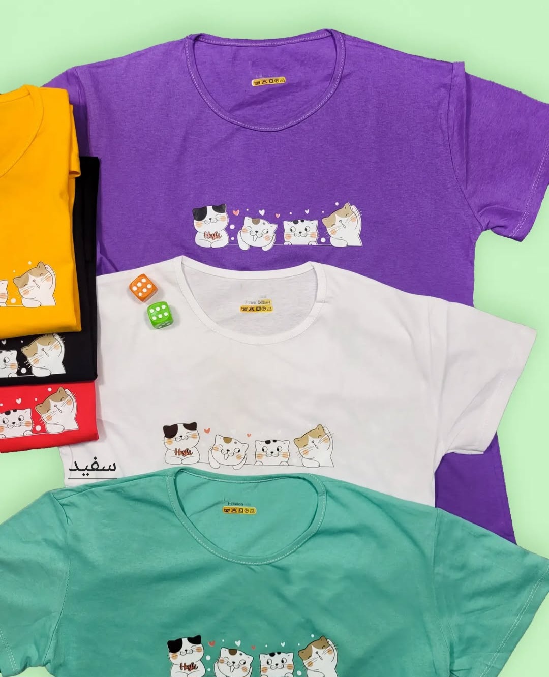 تیشرت زنانه Cat