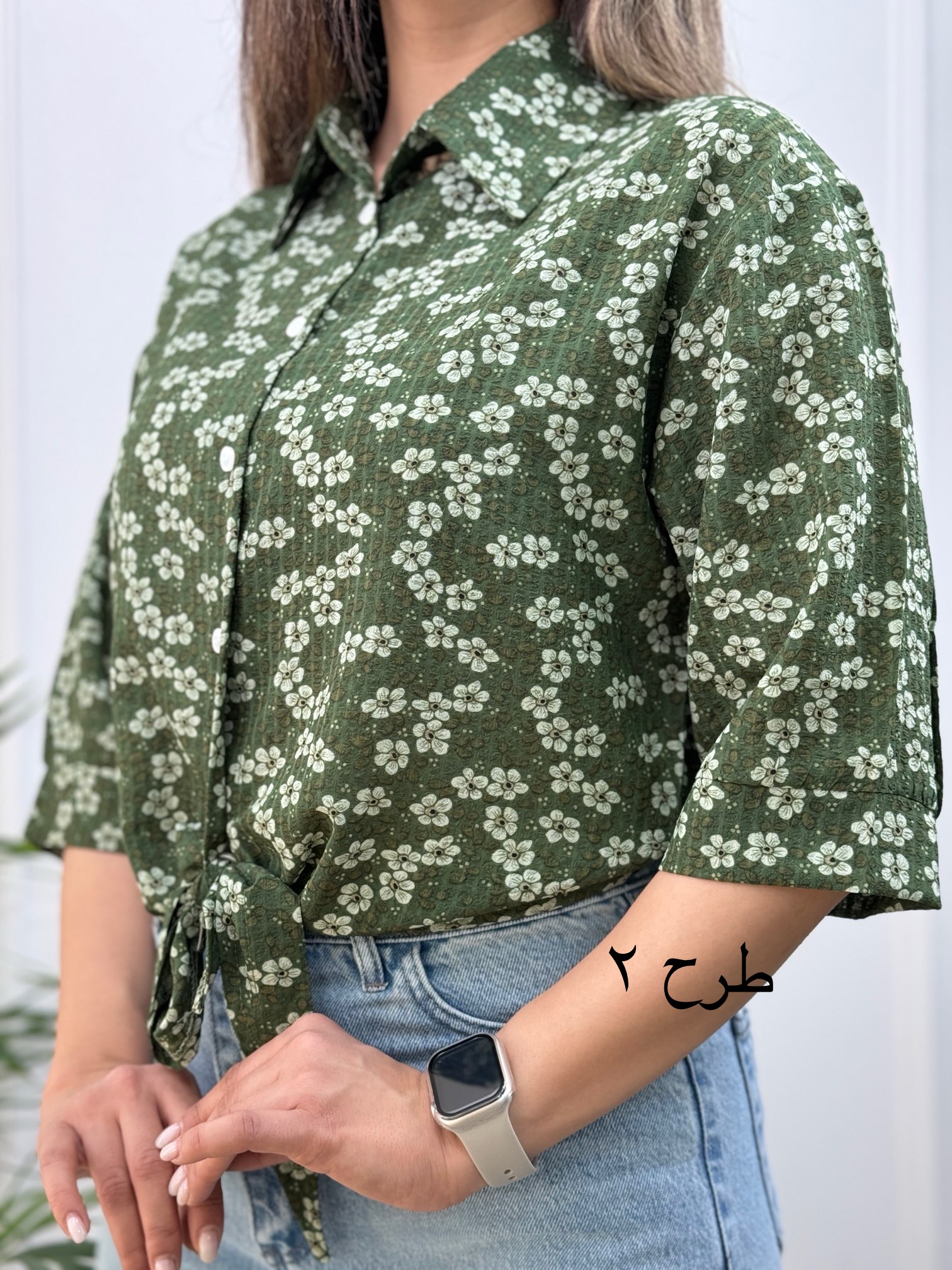 شومیز پایین گره ای Spring