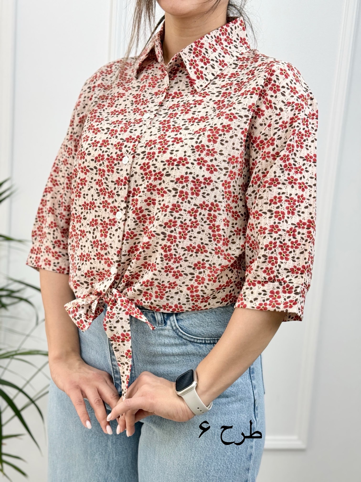 شومیز پایین گره ای Spring