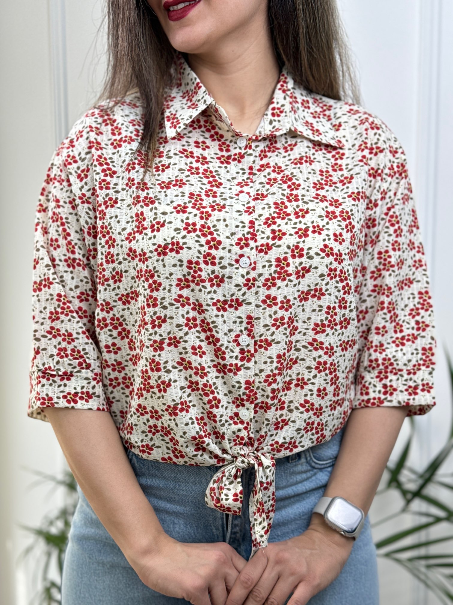 شومیز پایین گره ای Spring