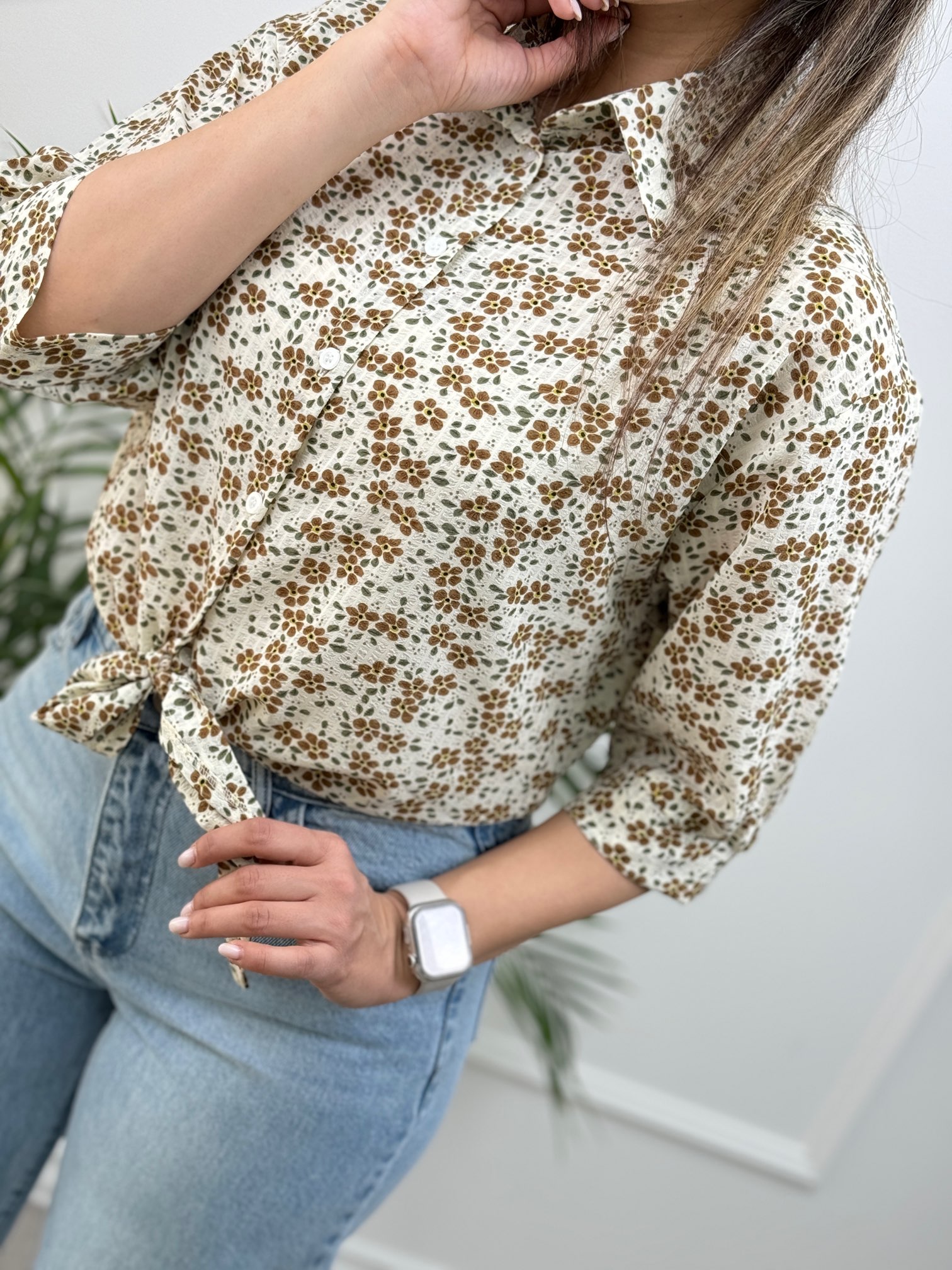 شومیز پایین گره ای Spring