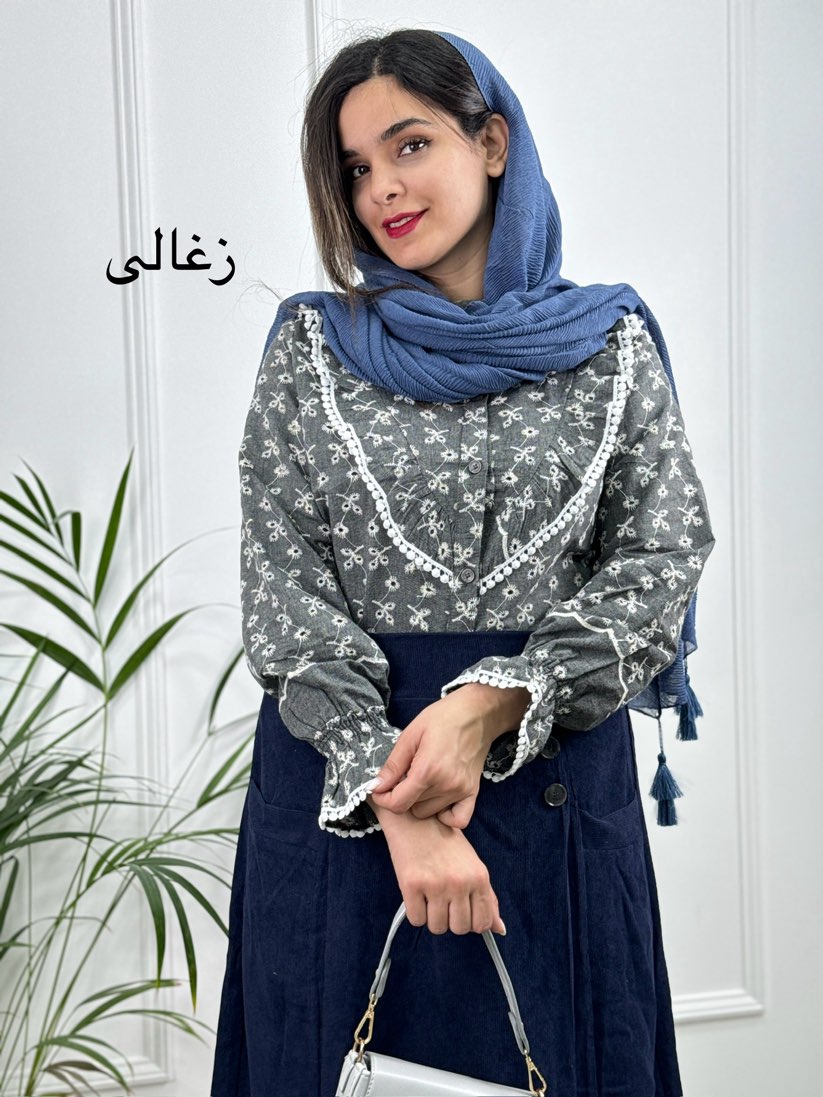 شومیز خامه دوزی پانی