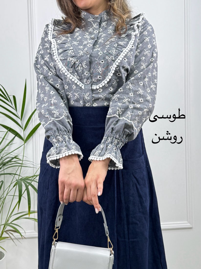 شومیز خامه دوزی پانی