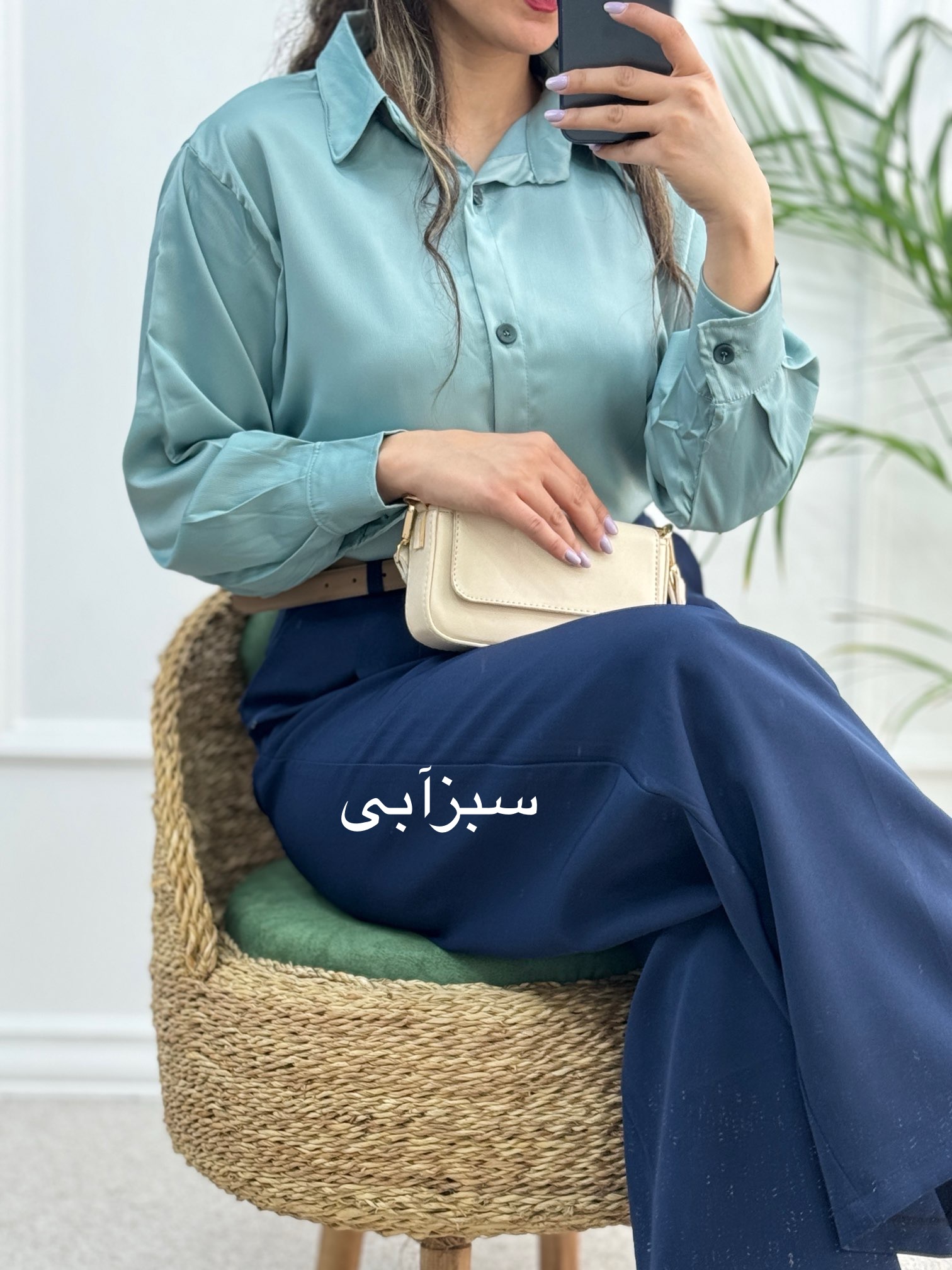 شومیز ساتن پنبه
