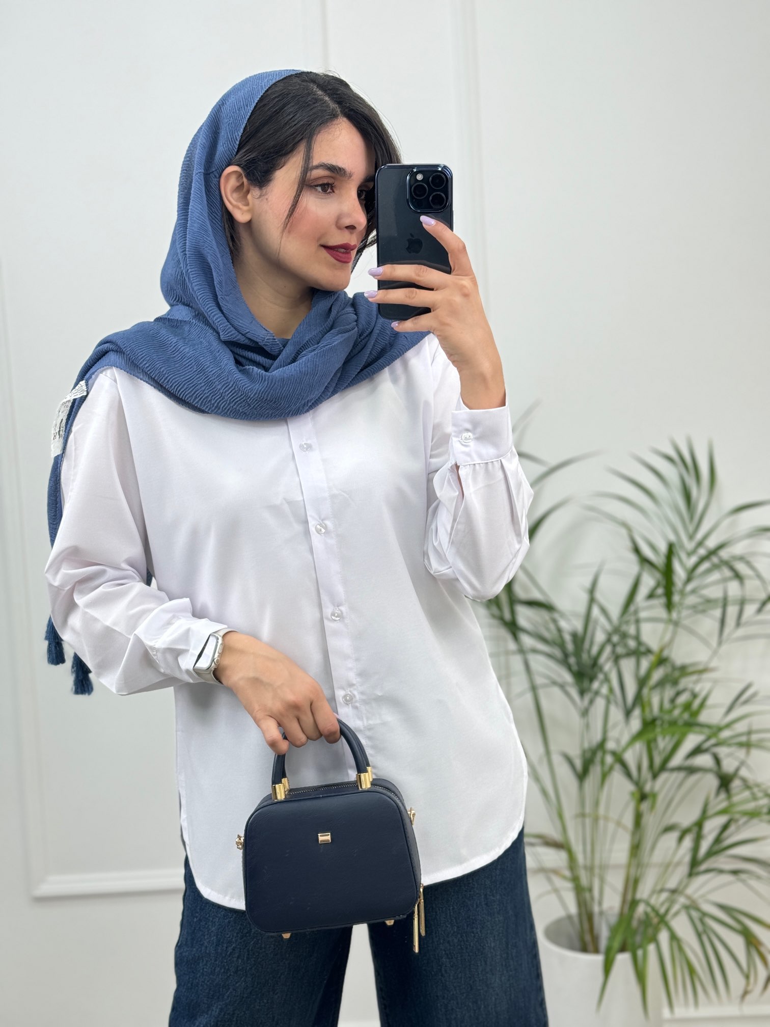 شومیز سفید Basic