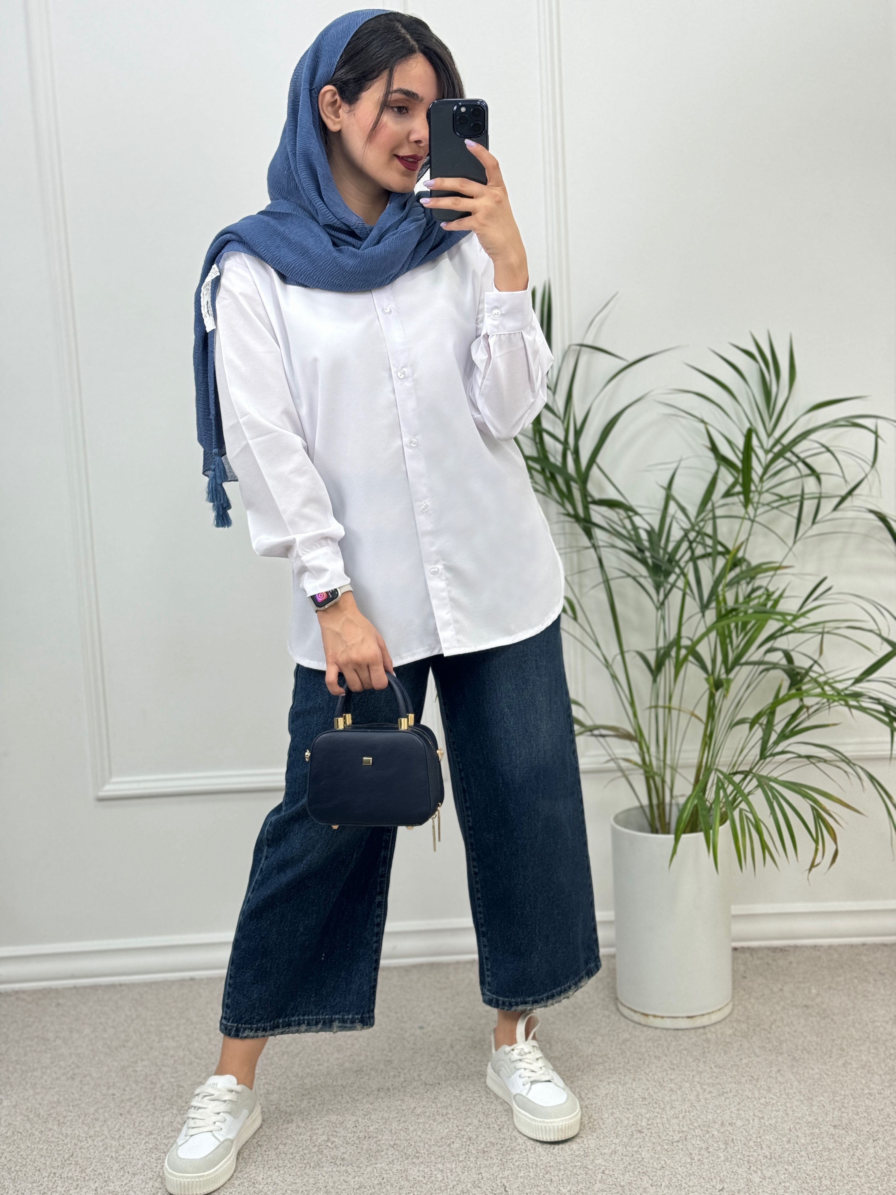 شومیز سفید Basic