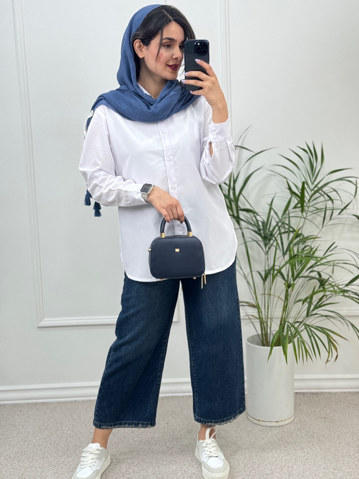 شومیز سفید Basic