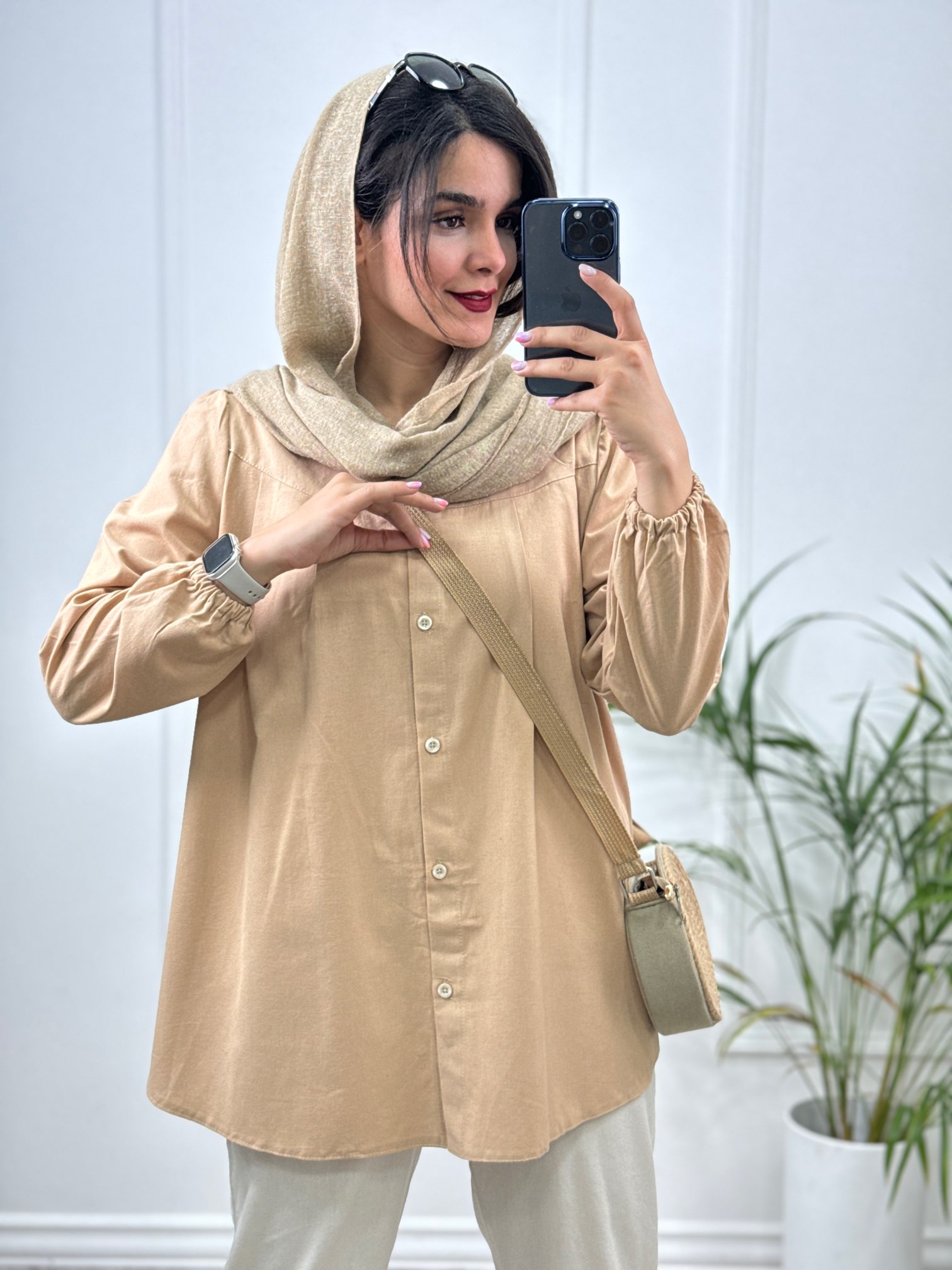 مانتو شومیزی پونه