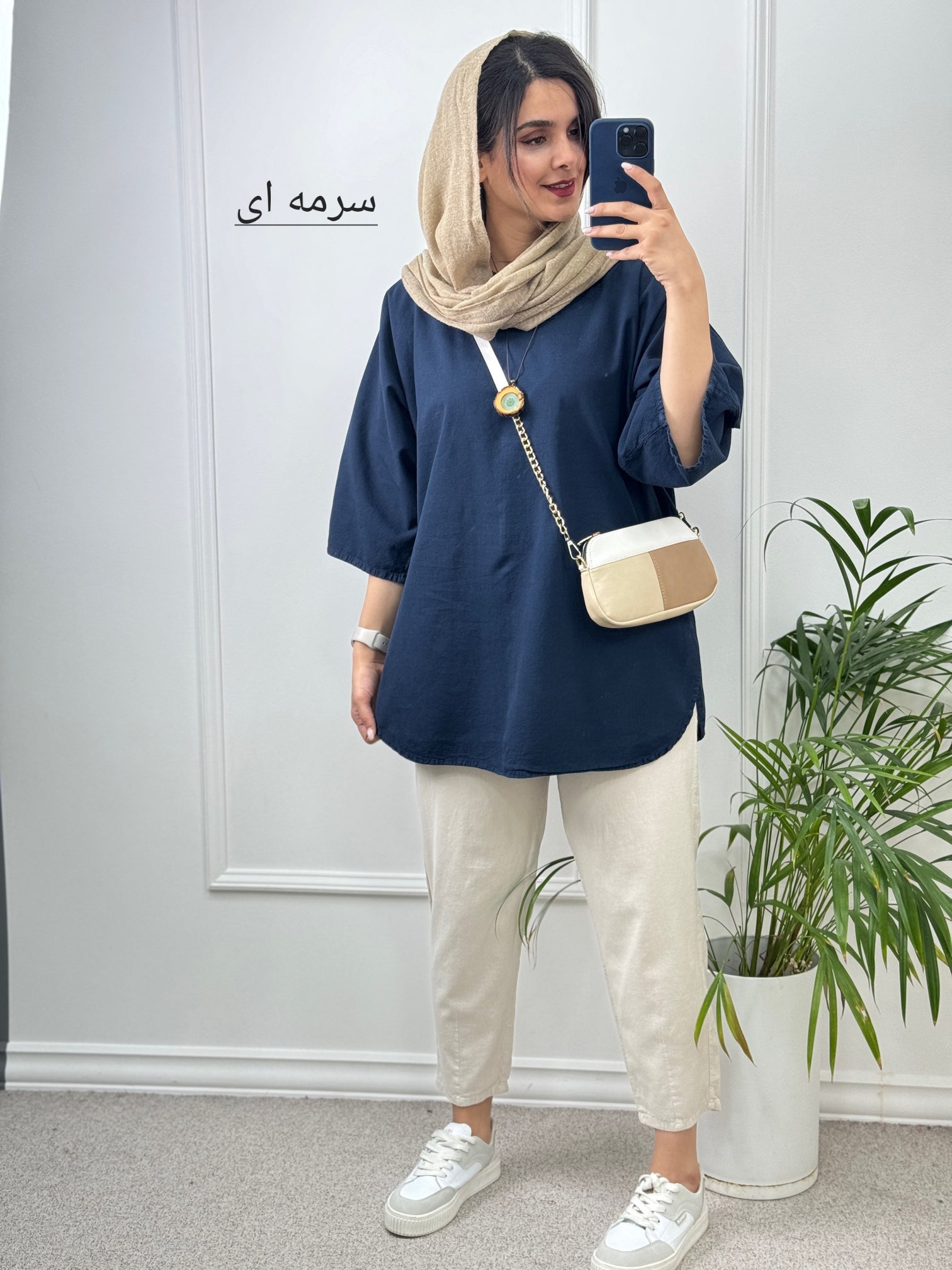 مانتو لینن دلبر( دارای ایراد جزئی )