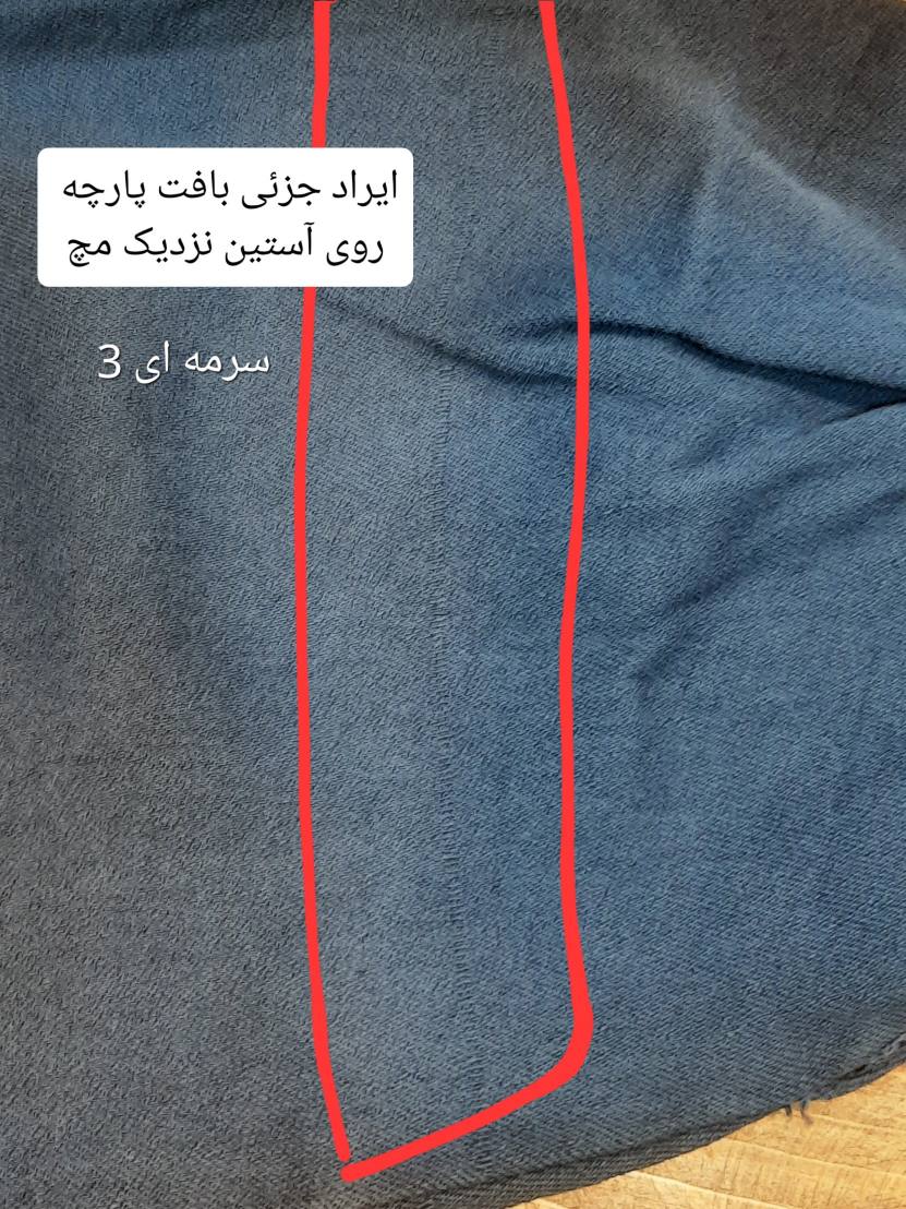 مانتو کتان زارا پلاس بلند ( دارای ایراد جزئی )