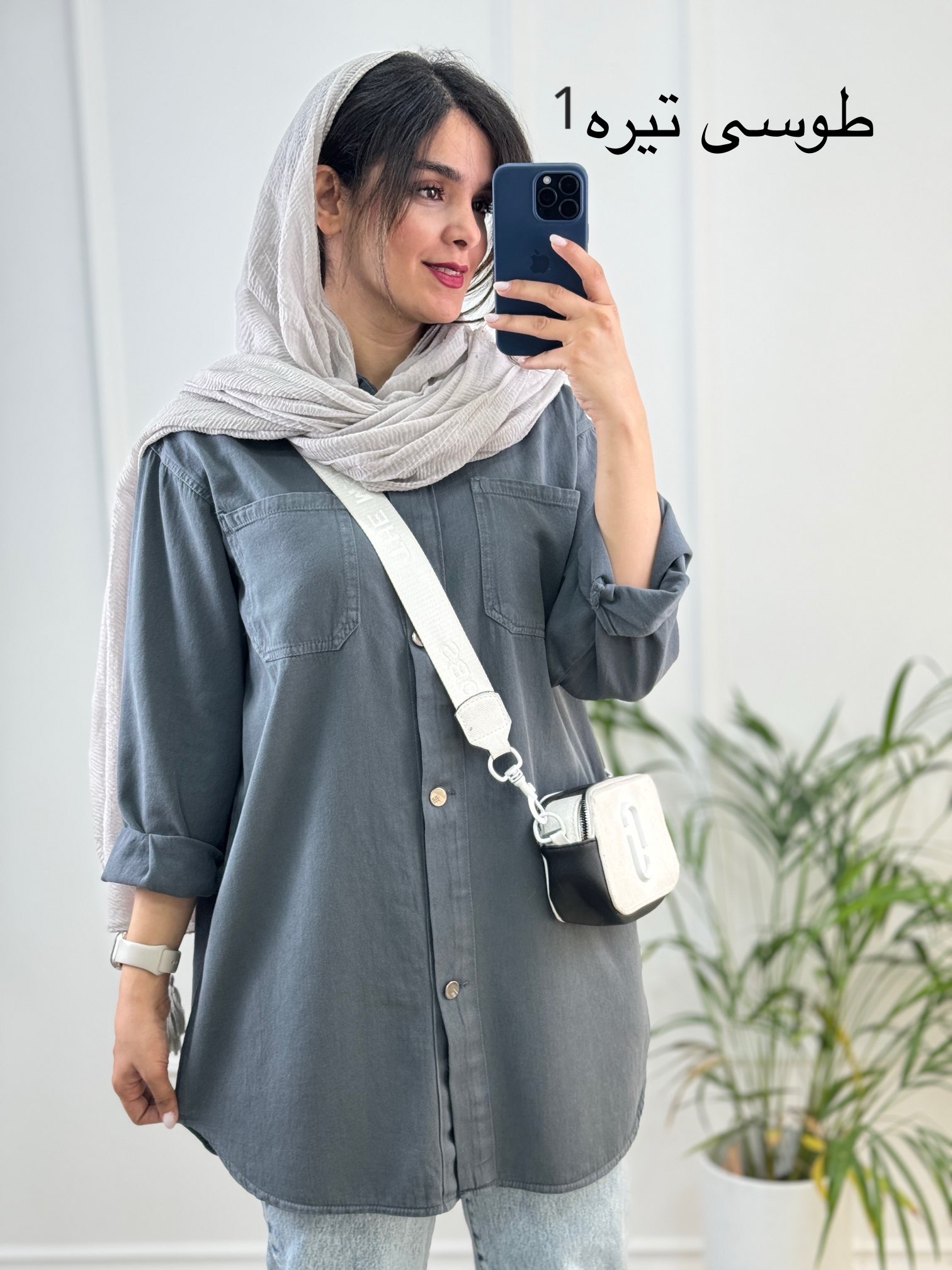 مانتو کتان زارا پلاس بلند ( دارای ایراد جزئی )
