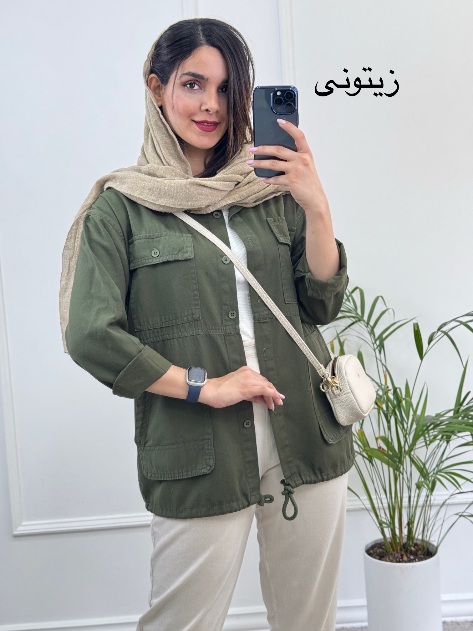 مانتو کتان ساچلی
