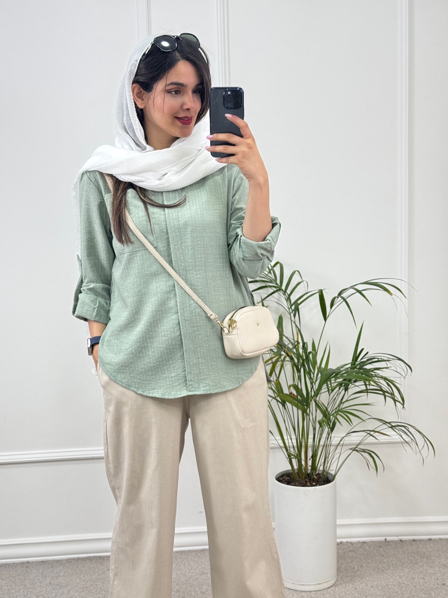 مانتو شومیزی گُلی