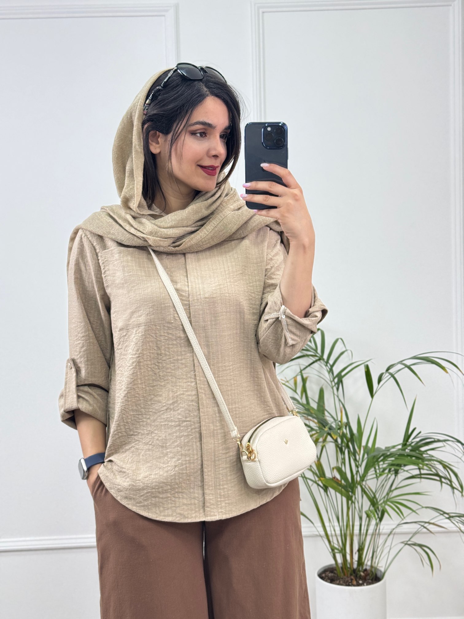 مانتو شومیزی گُلی