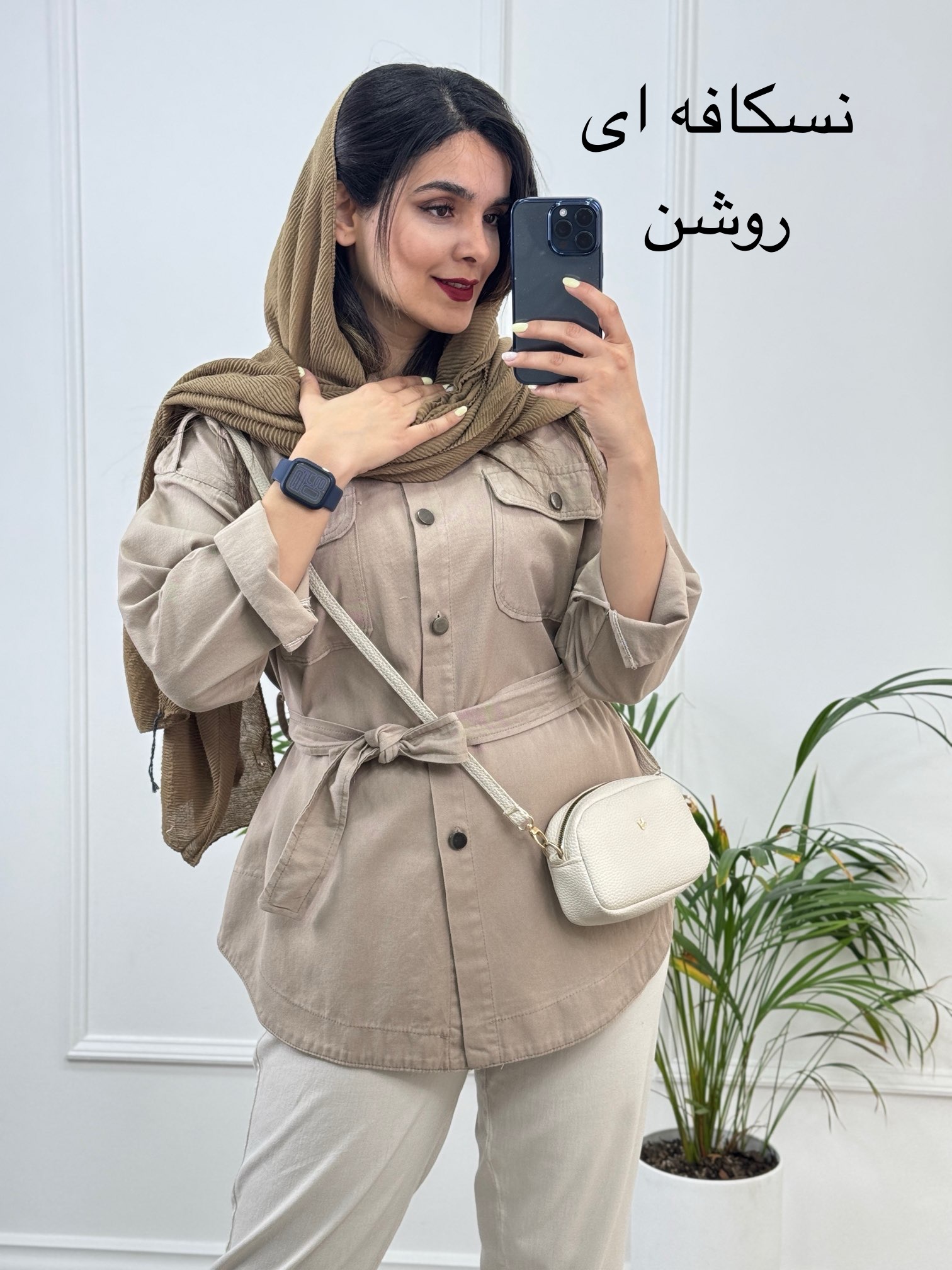 مانتو کتان جِلوه