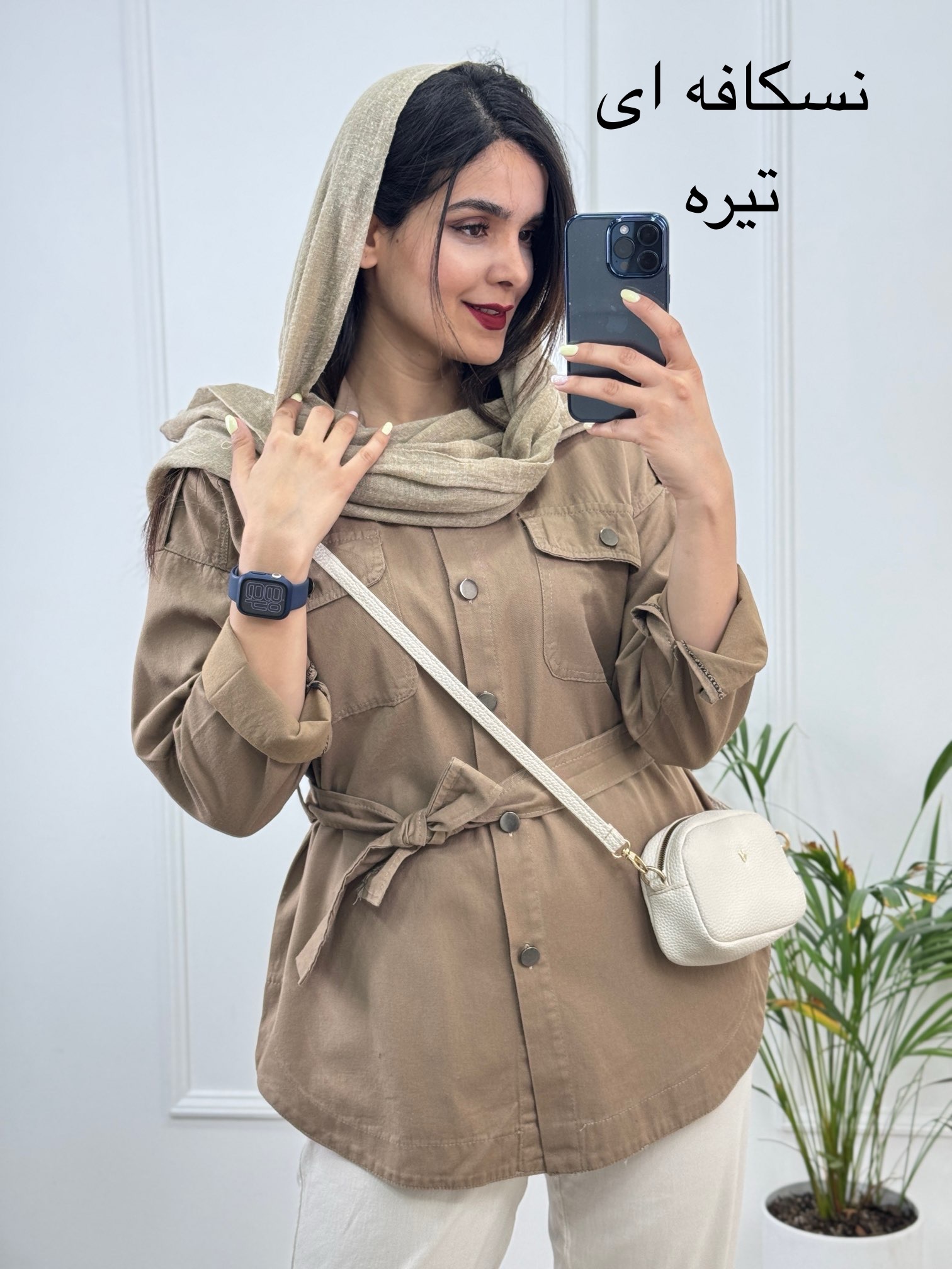 مانتو کتان جِلوه