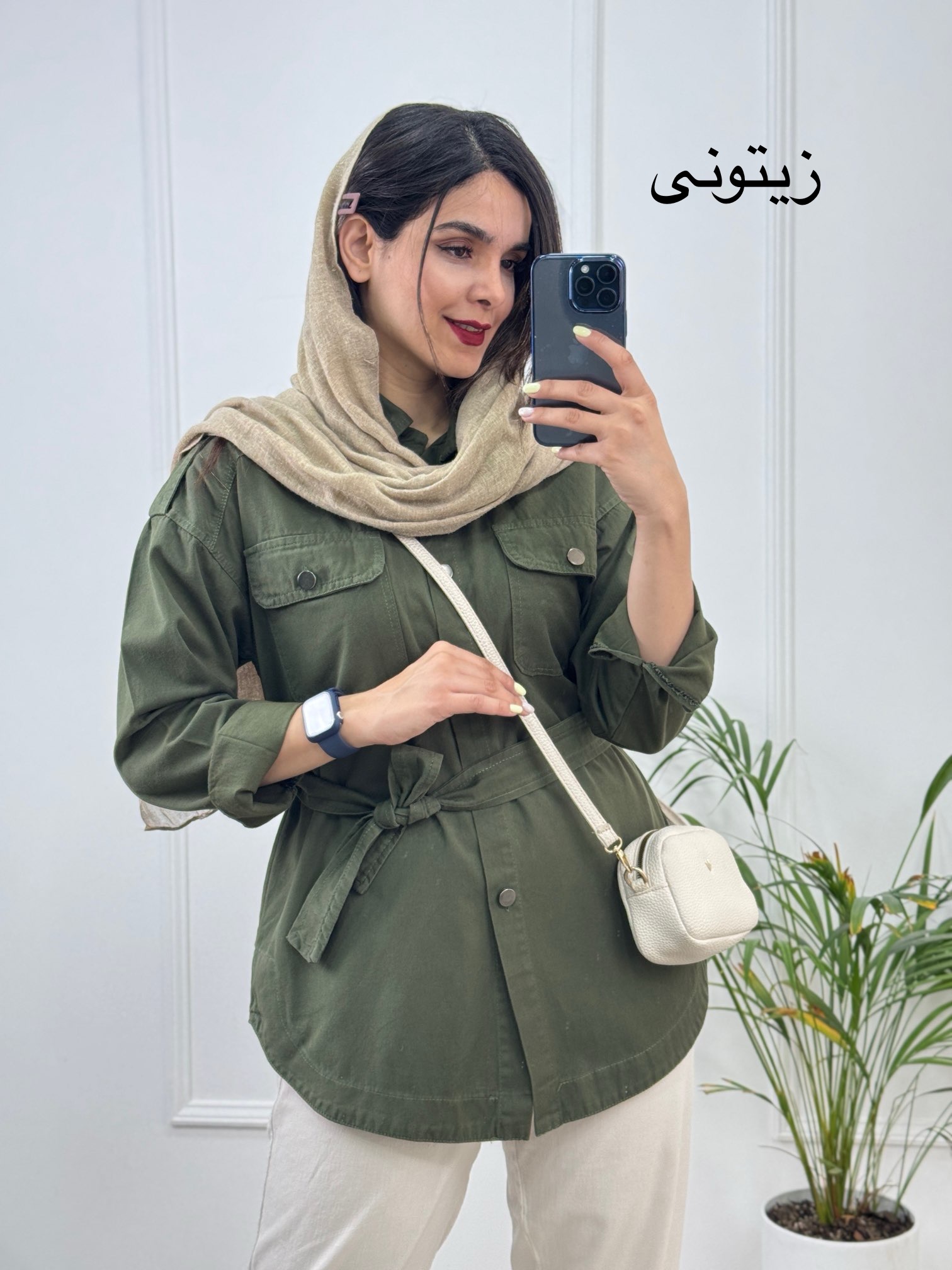 مانتو کتان جِلوه